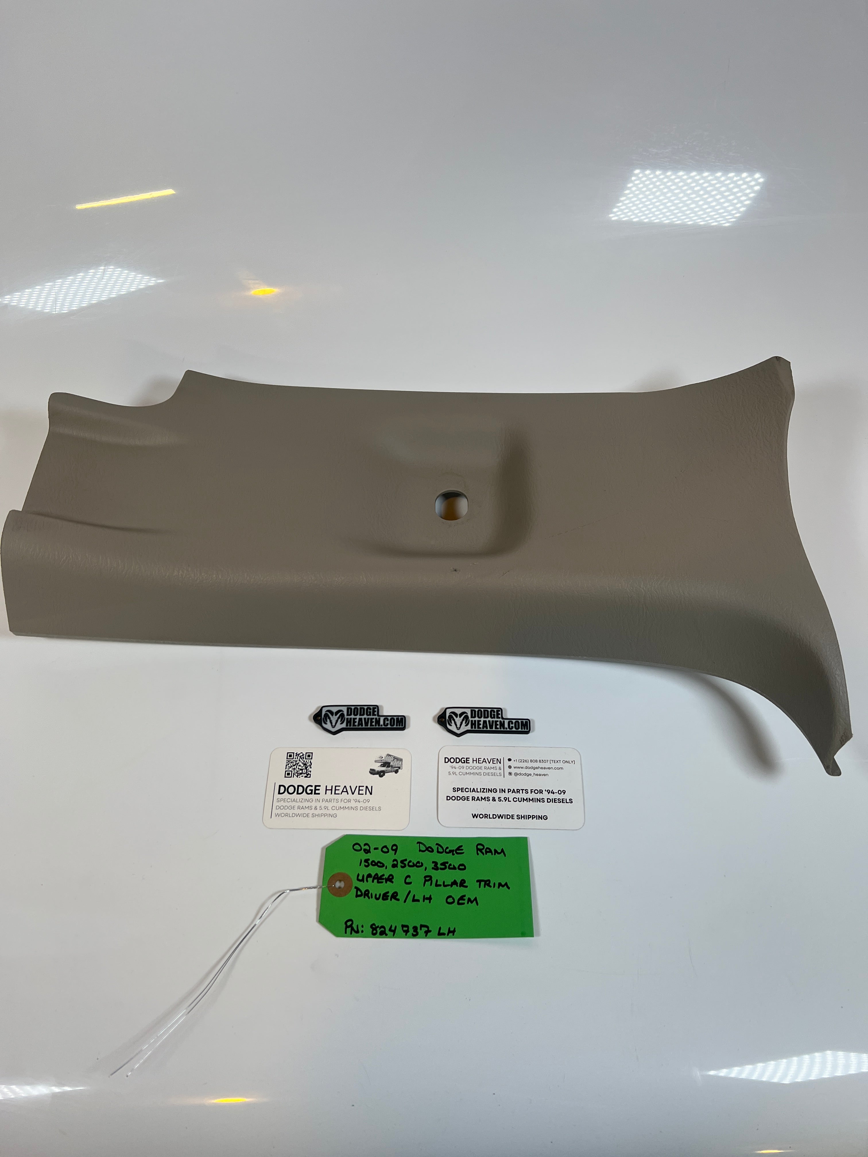 2002-2009 Dodge Ram Driver Side Upper C Pillar Trim