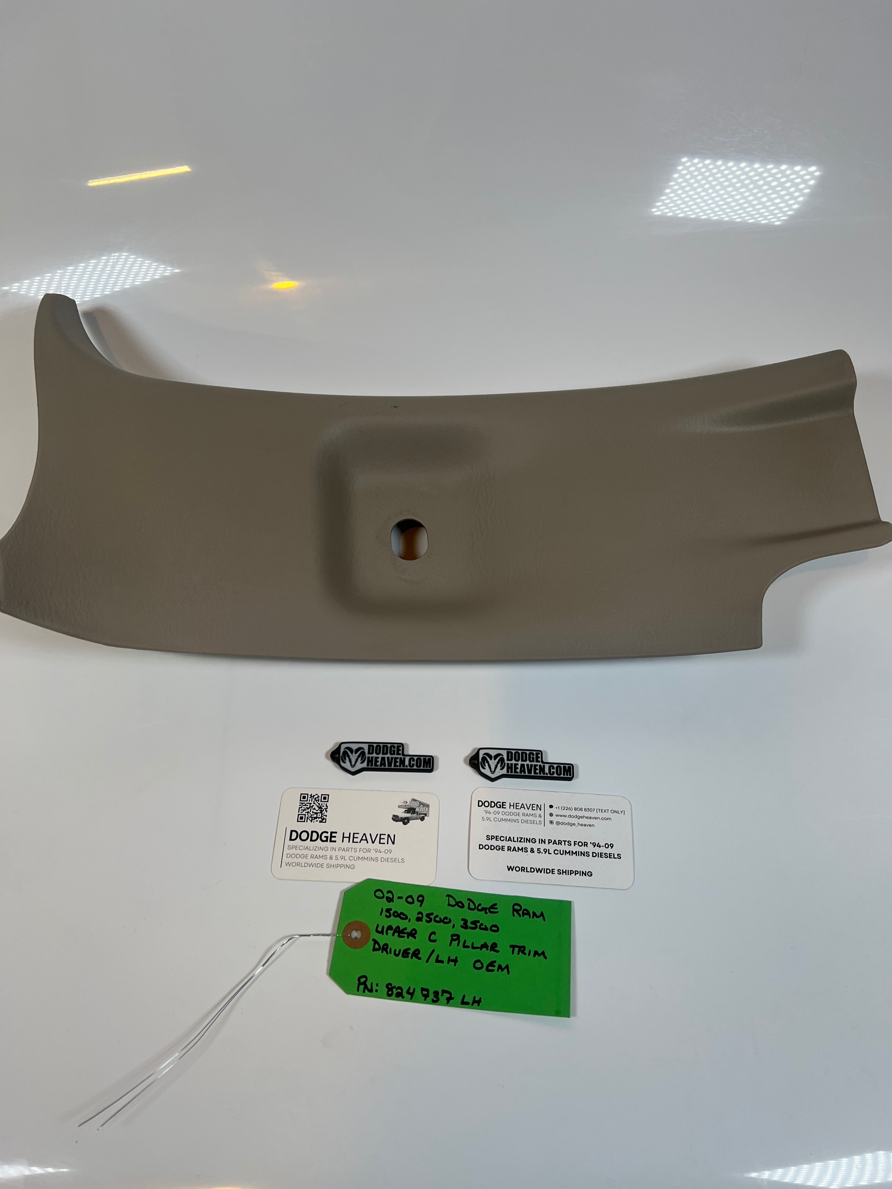 2002-2009 Dodge Ram Driver Side Upper C Pillar Trim