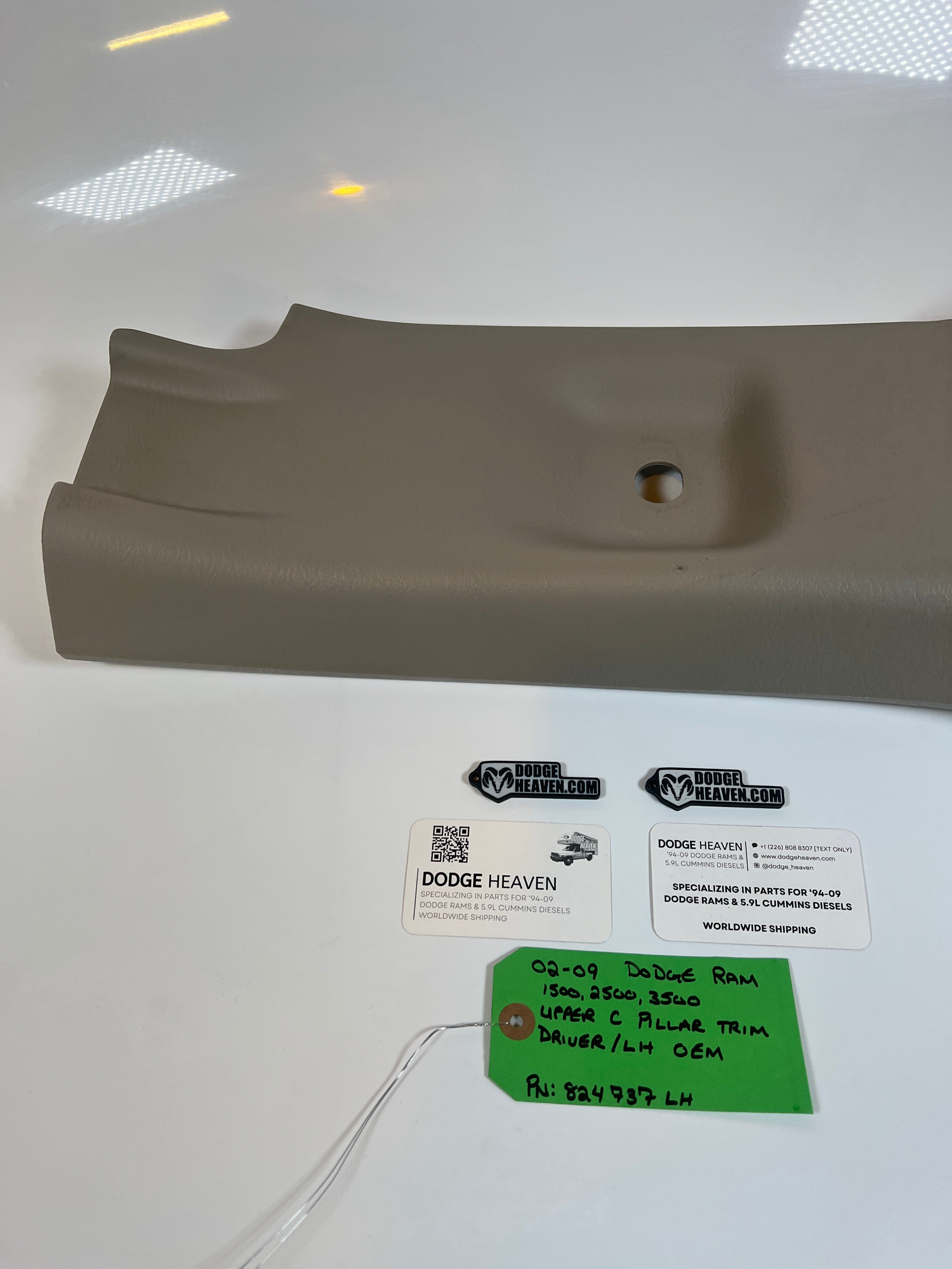 2002-2009 Dodge Ram Driver Side Upper C Pillar Trim