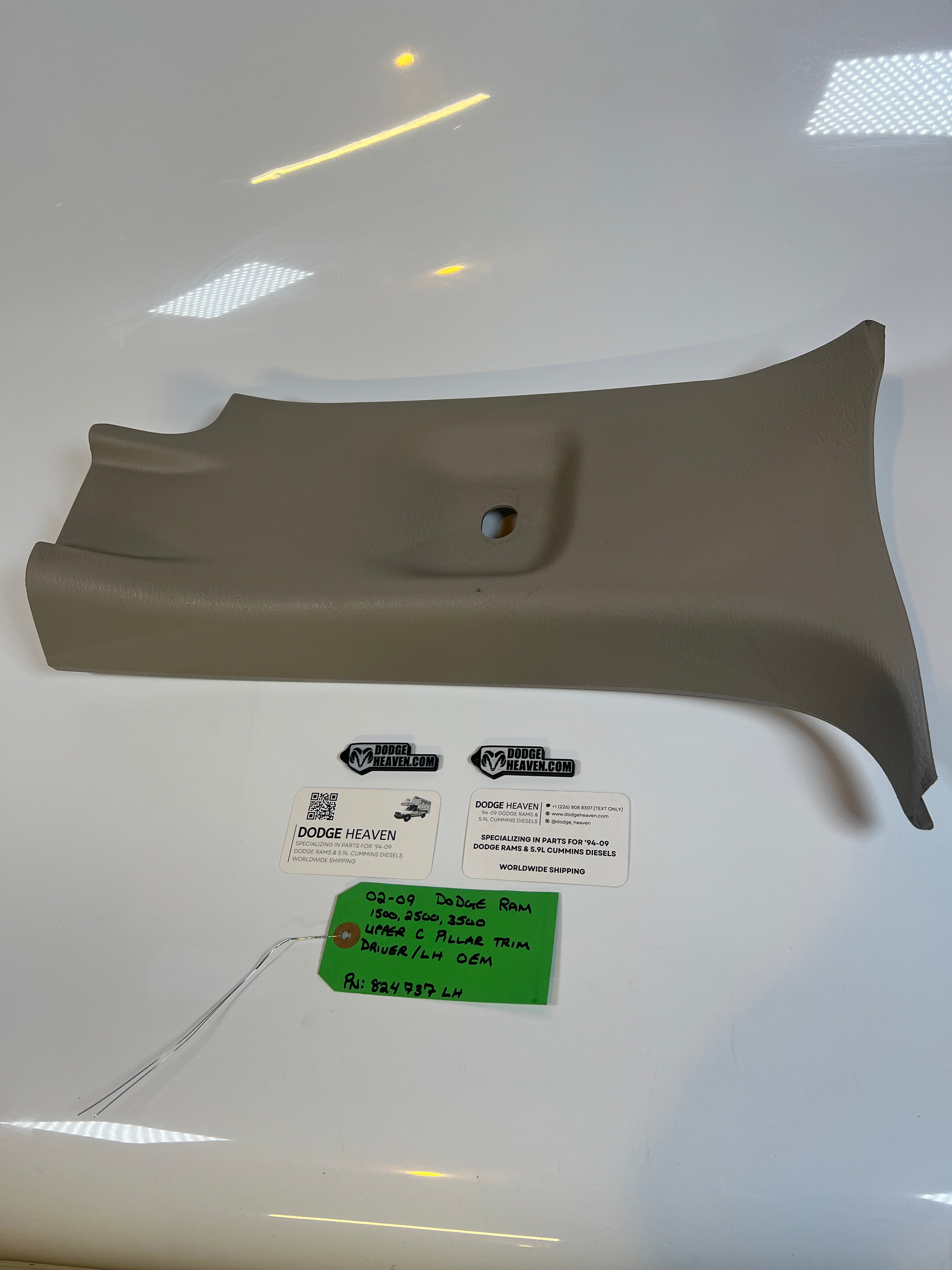 2002-2009 Dodge Ram Driver Side Upper C Pillar Trim