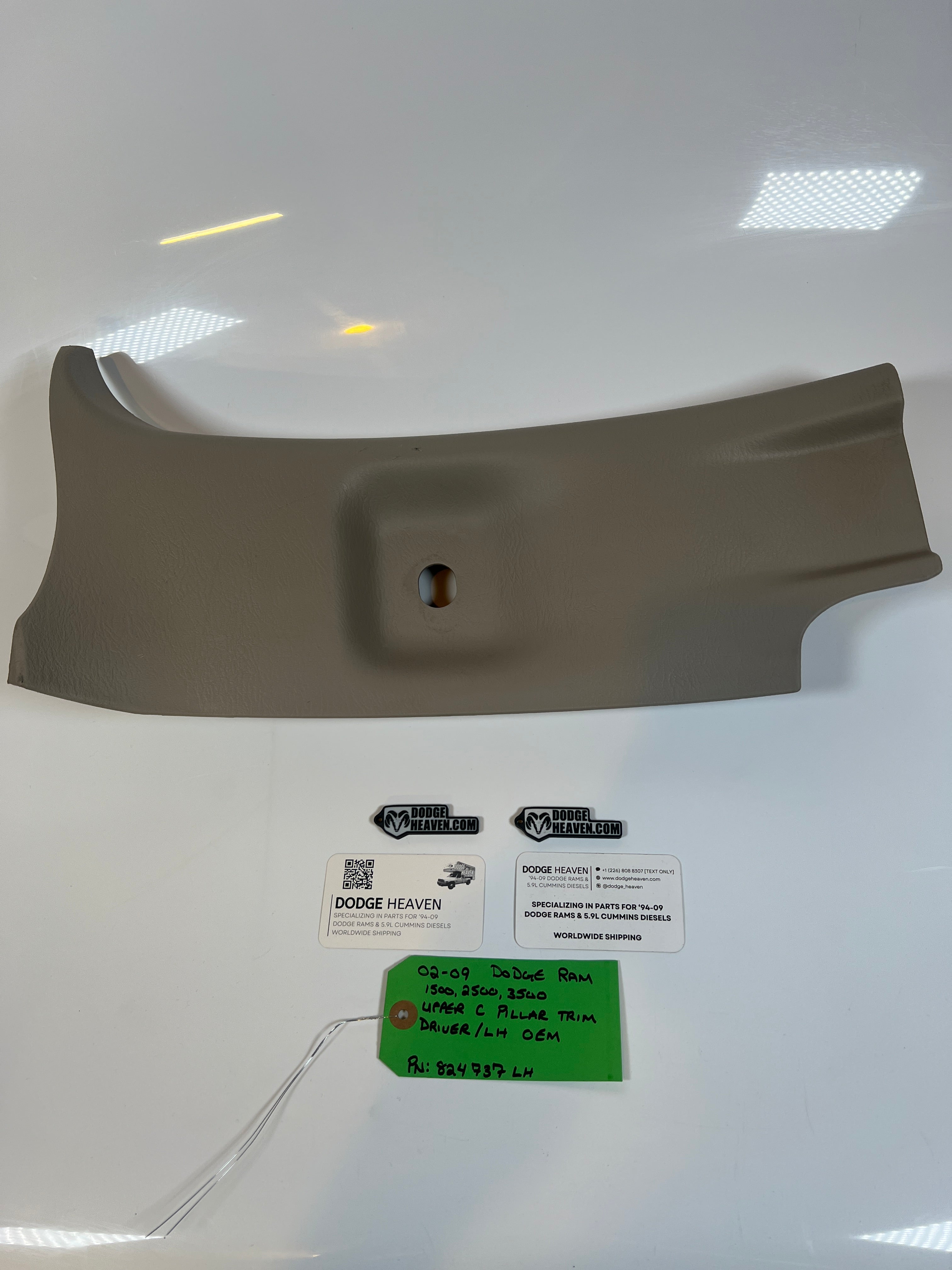 2002-2009 Dodge Ram Driver Side Upper C Pillar Trim