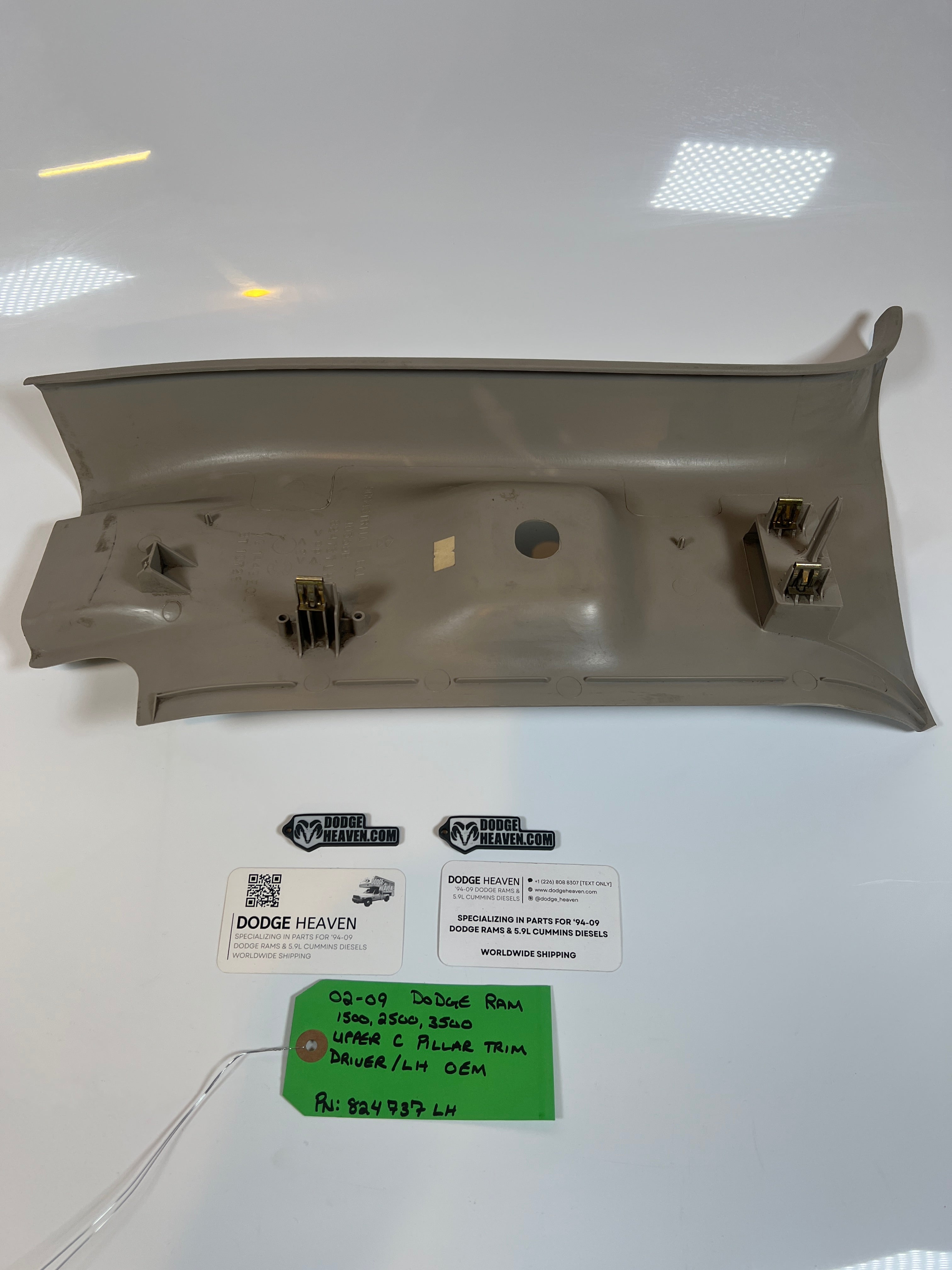 2002-2009 Dodge Ram Driver Side Upper C Pillar Trim