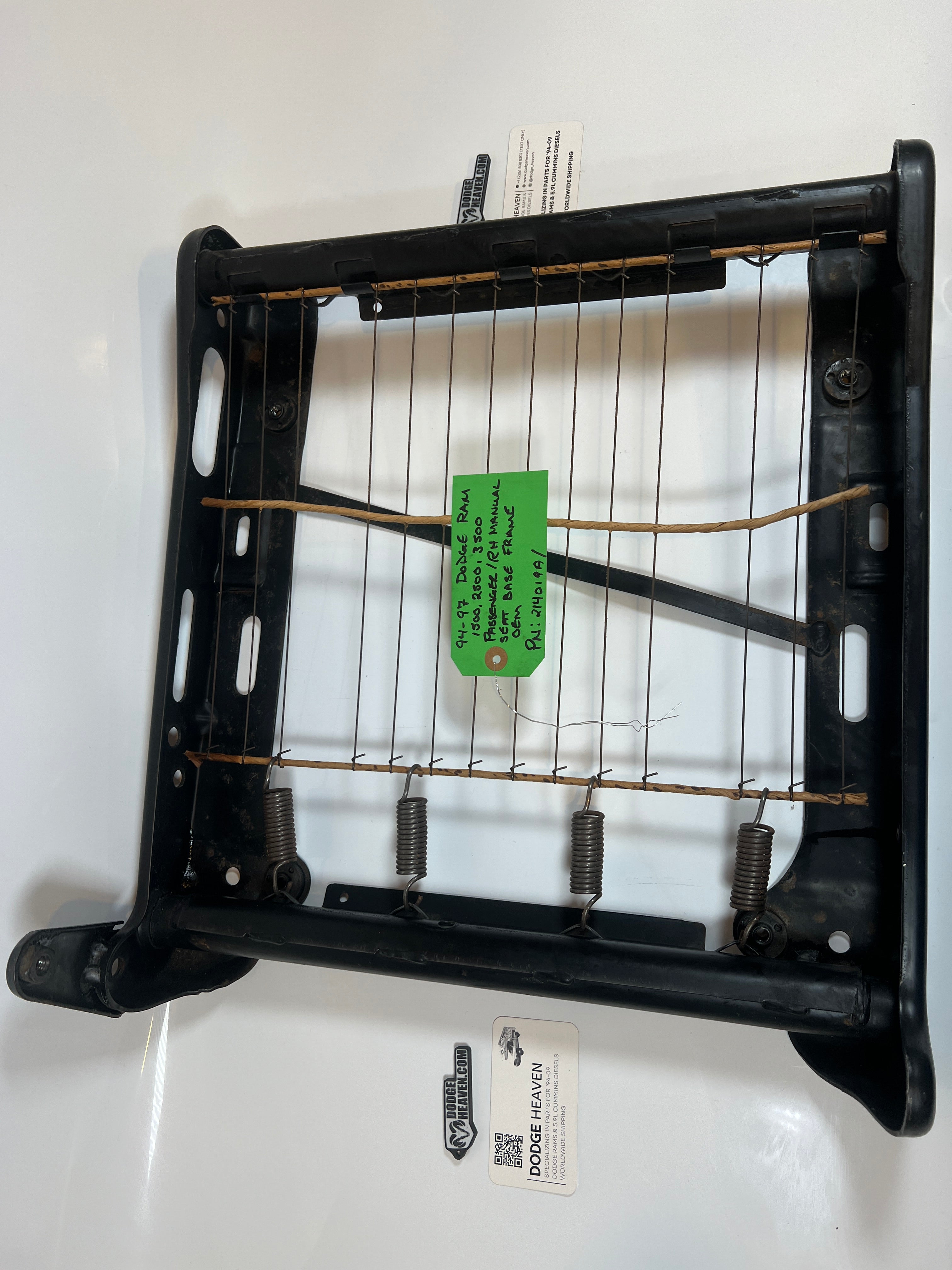 1994-1997 Dodge Ram Passenger / RH Manual Seat Base Frame