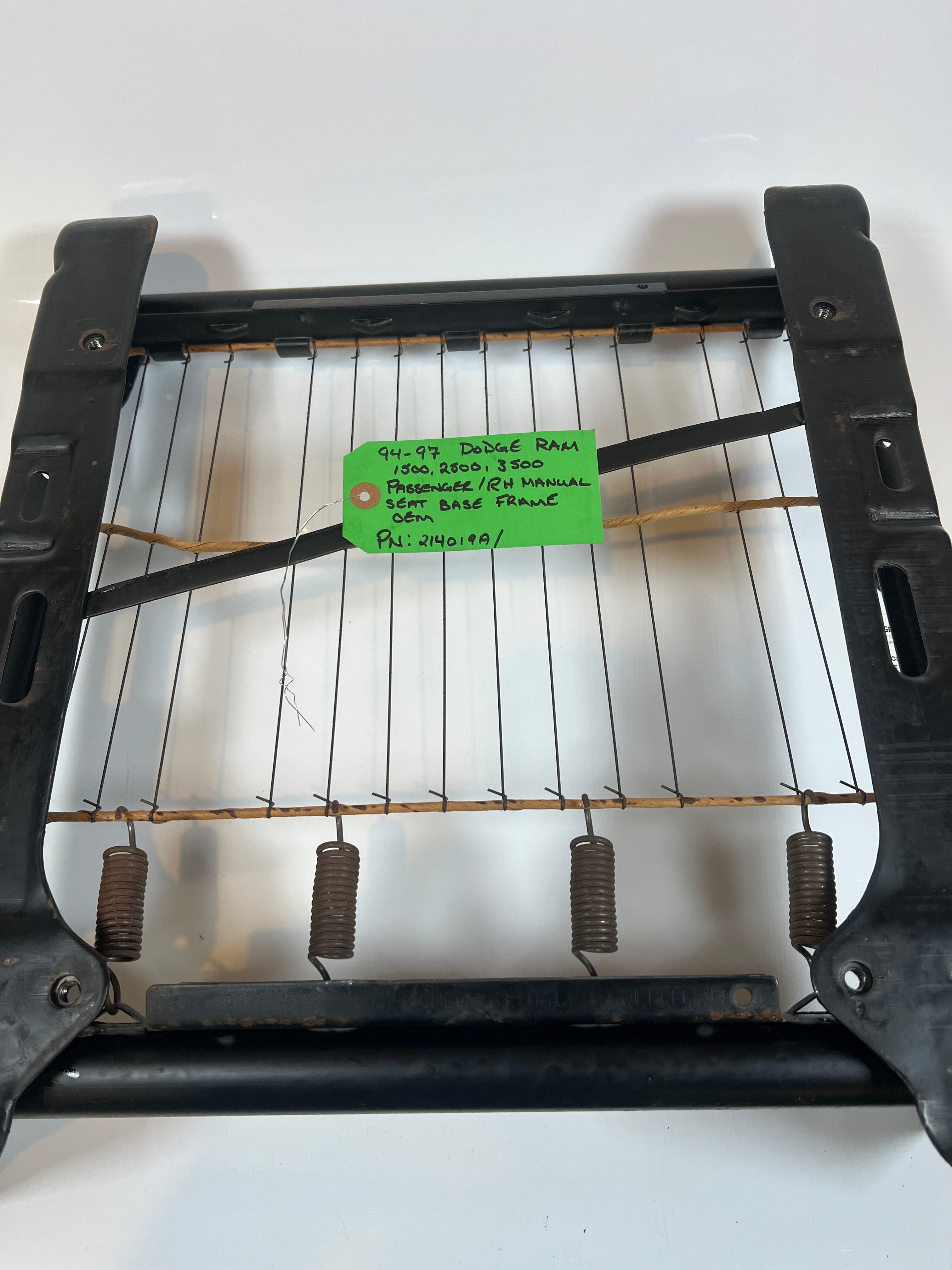 1994-1997 Dodge Ram Passenger / RH Manual Seat Base Frame