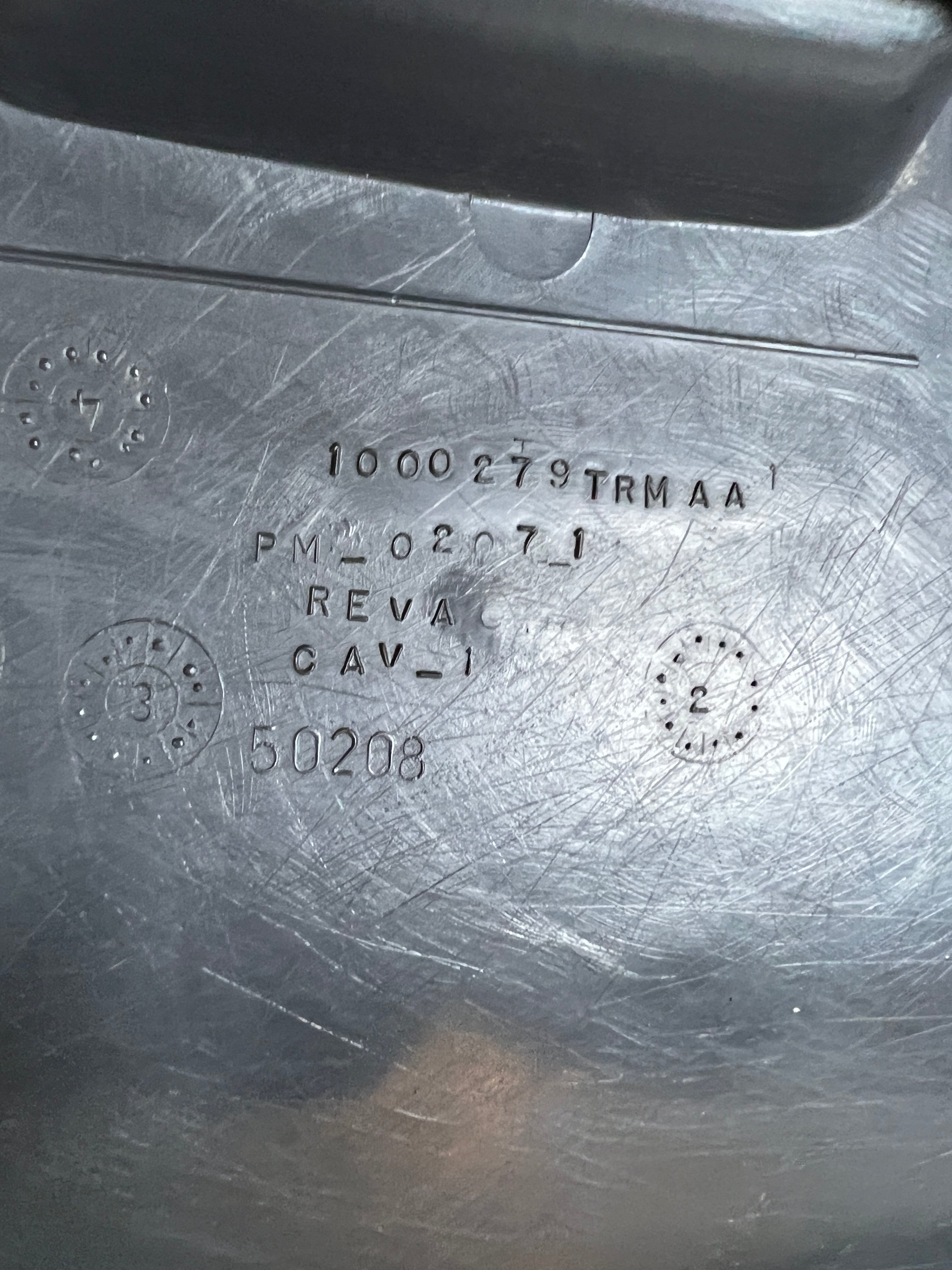 2002-2005 Dodge Ram Glove Box Front Cover W Latch Dark Slate Grey