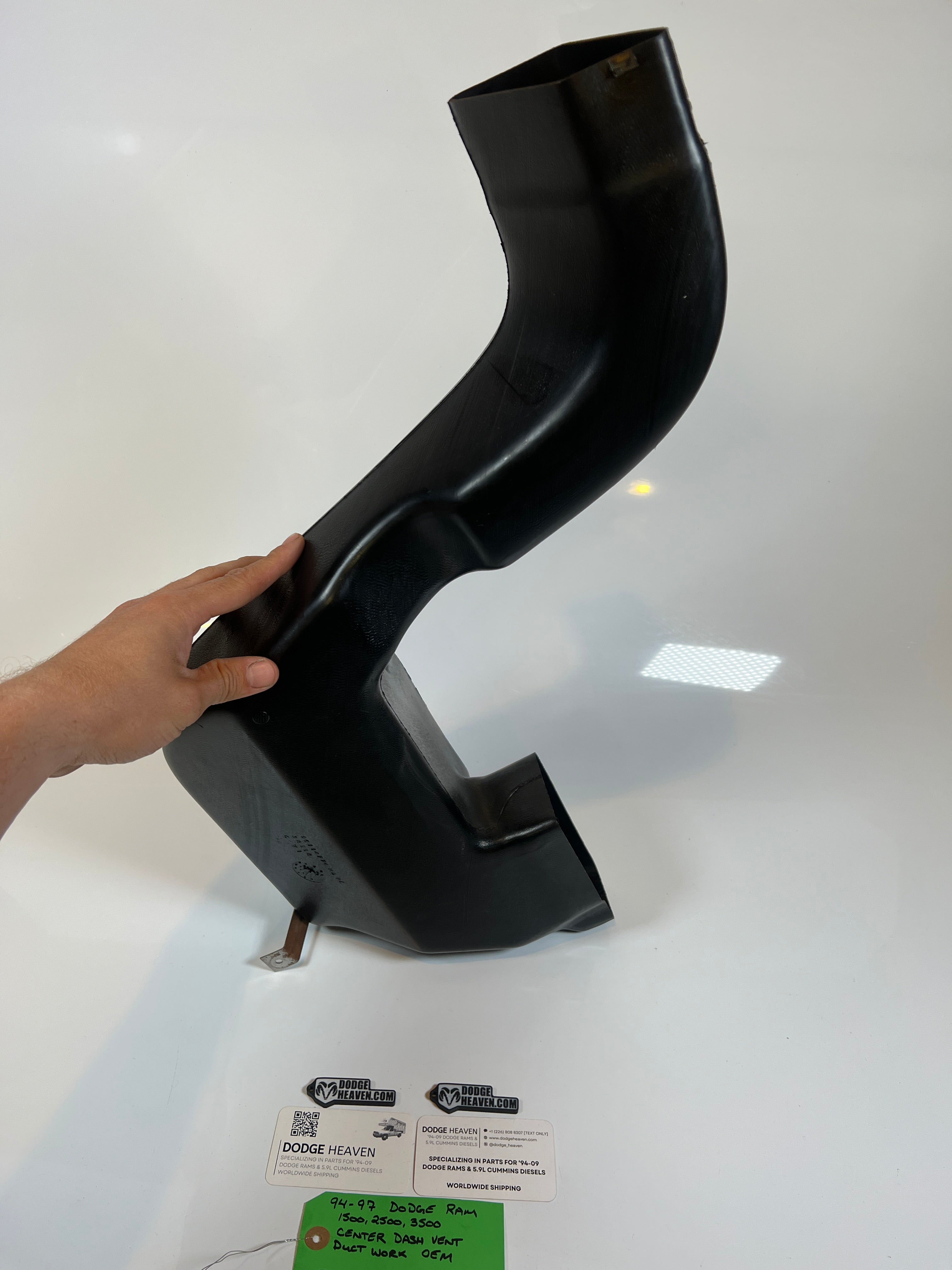 1994-1997 Dodge Ram Center Dash Vent Duct Work 1500 2500 3500