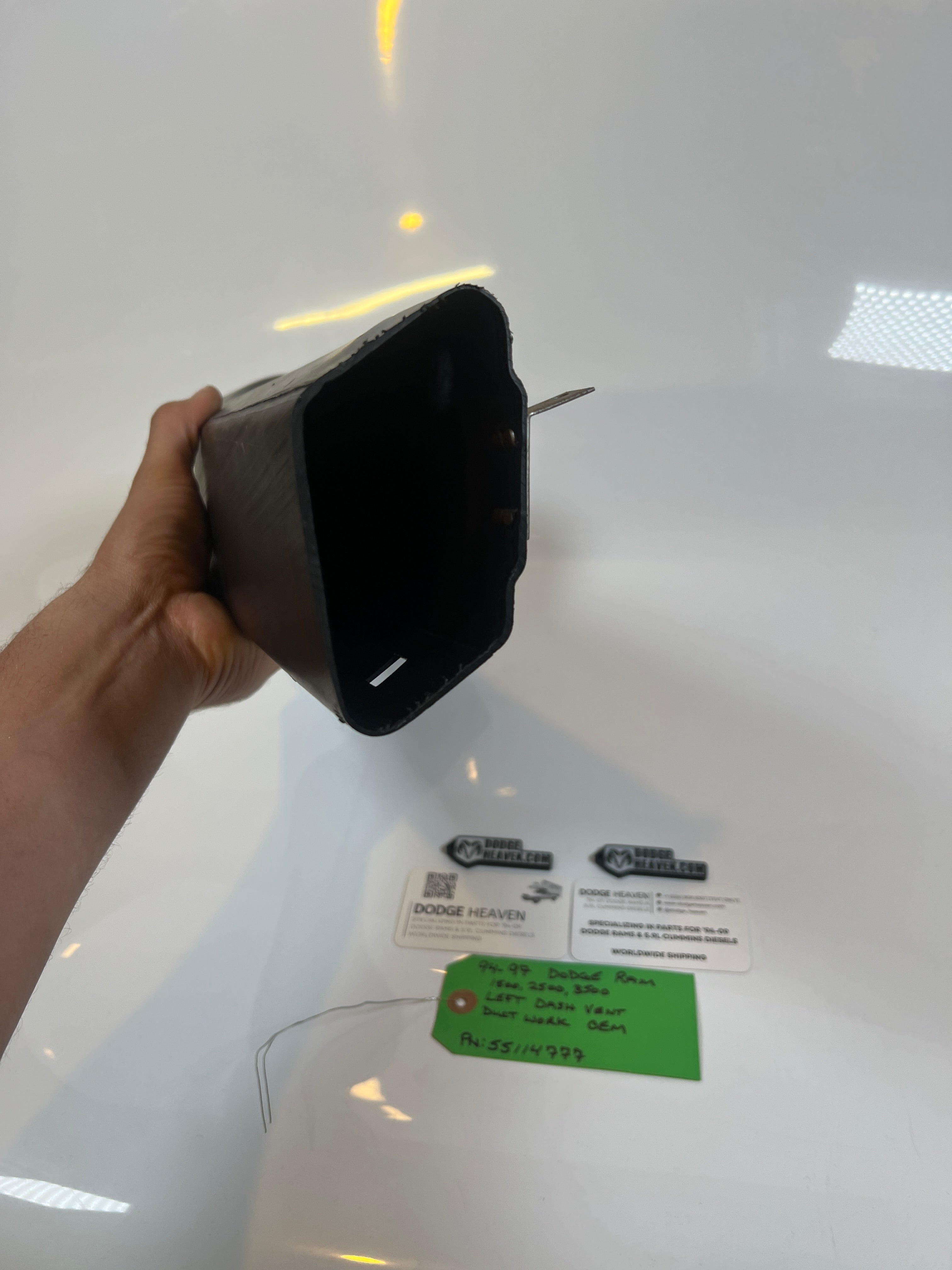 1994-1997 Dodge Ram Left Side Dash Vent Duct Work 1500 2500 3500