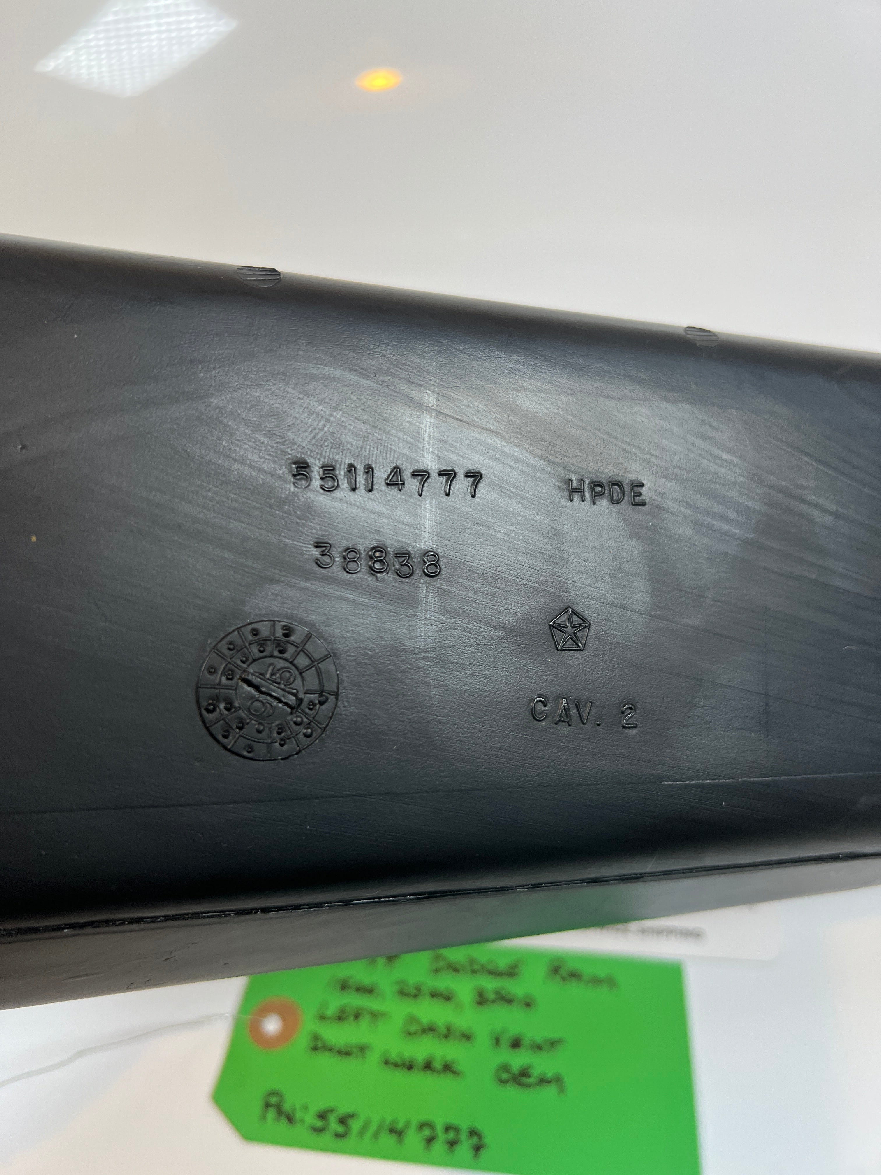 1994-1997 Dodge Ram Left Side Dash Vent Duct Work 1500 2500 3500