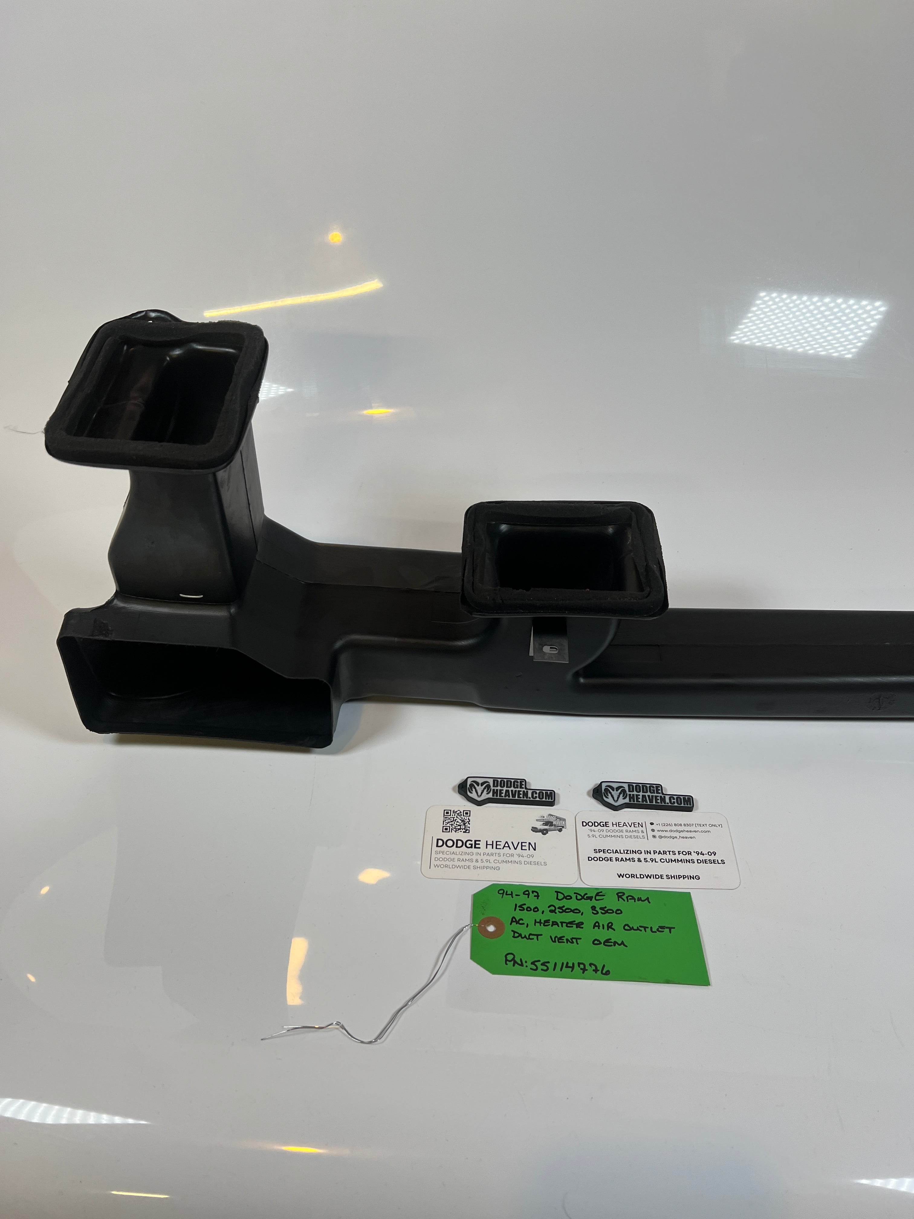 1994-1997 Dodge Ram Air Outlet Dash Vent Duct Work