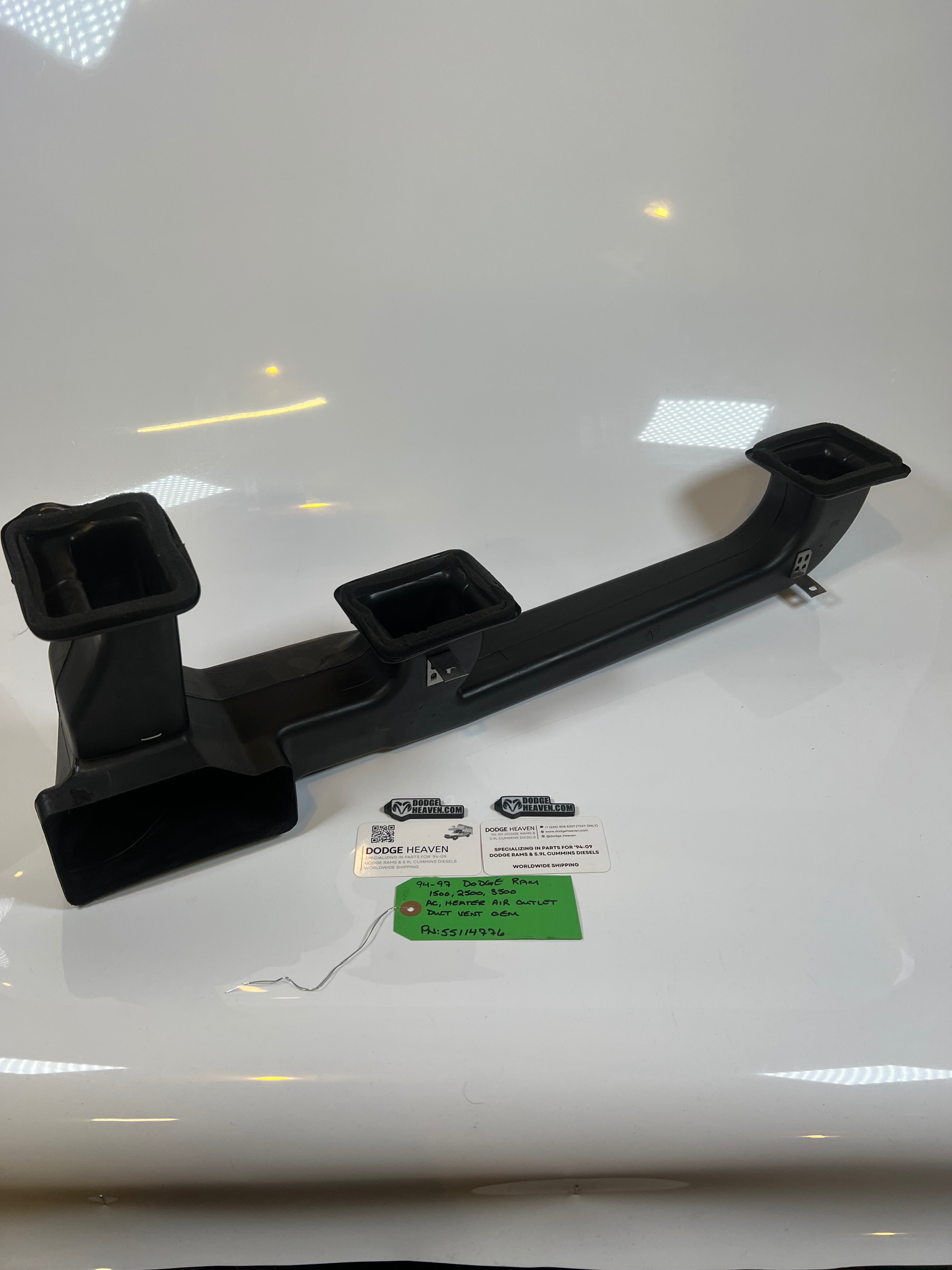 1994-1997 Dodge Ram Air Outlet Dash Vent Duct Work