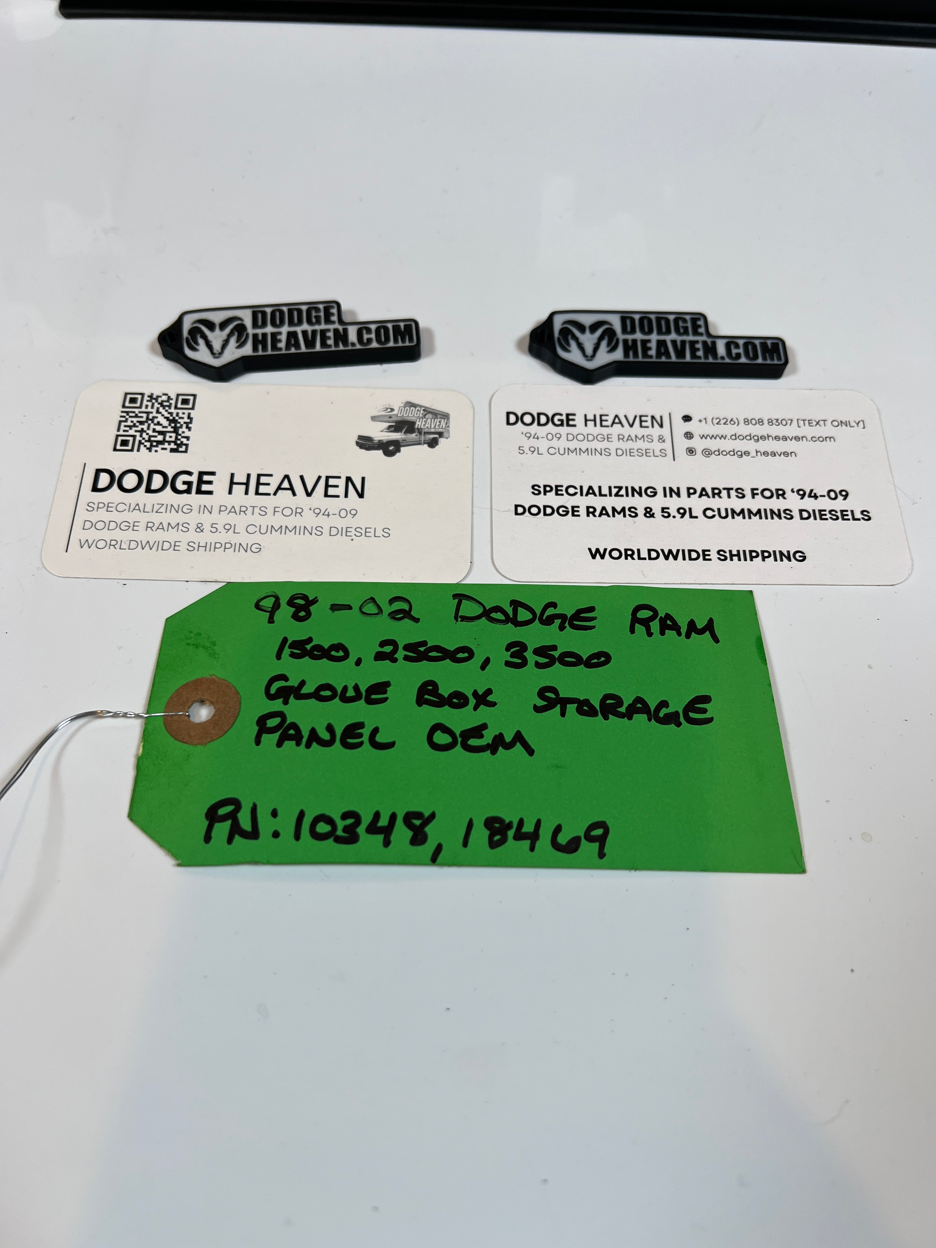 1998-2002 Dodge Ram Glove Box Rear Storage Panel 1500 2500 3500