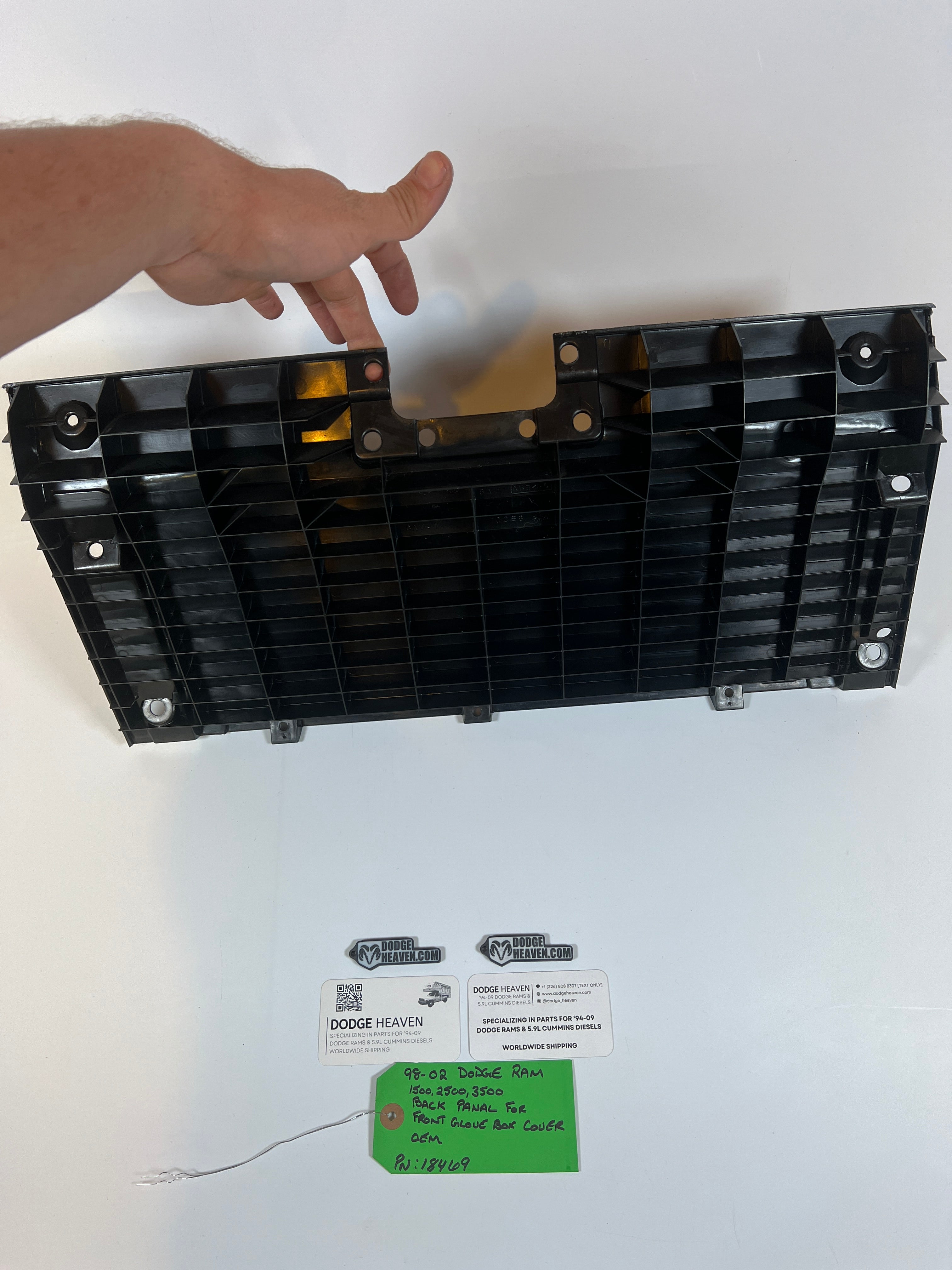 1998-2002 Dodge Ram Glove Box Inner Front Panel 1500 2500 3500