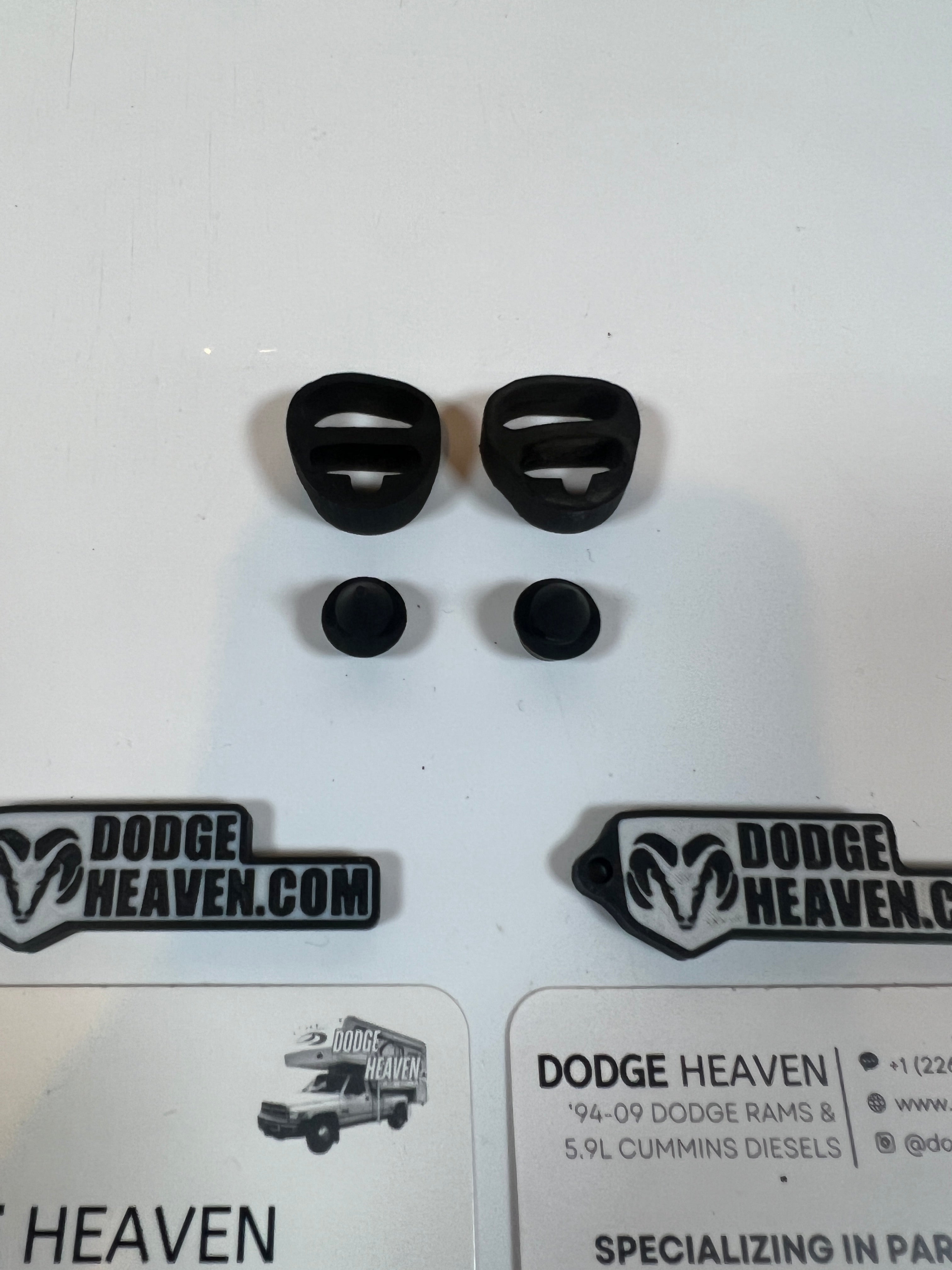 2002-2005 Dodge Ram Glove Box Rubber Insulators 1500 2500 3500