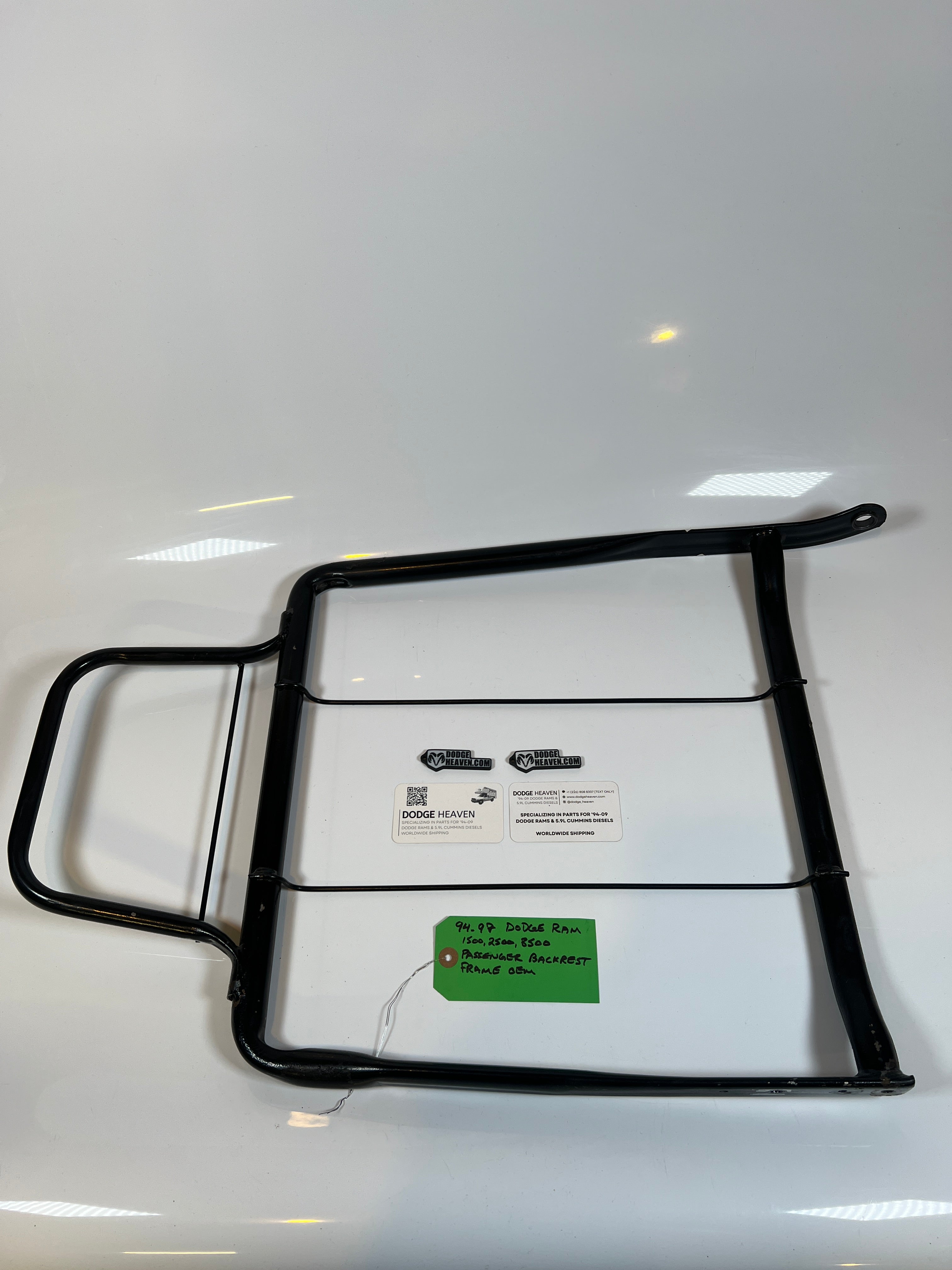 1994-1997 Dodge Ram Passenger Back Rest Frame 1500 2500 3500