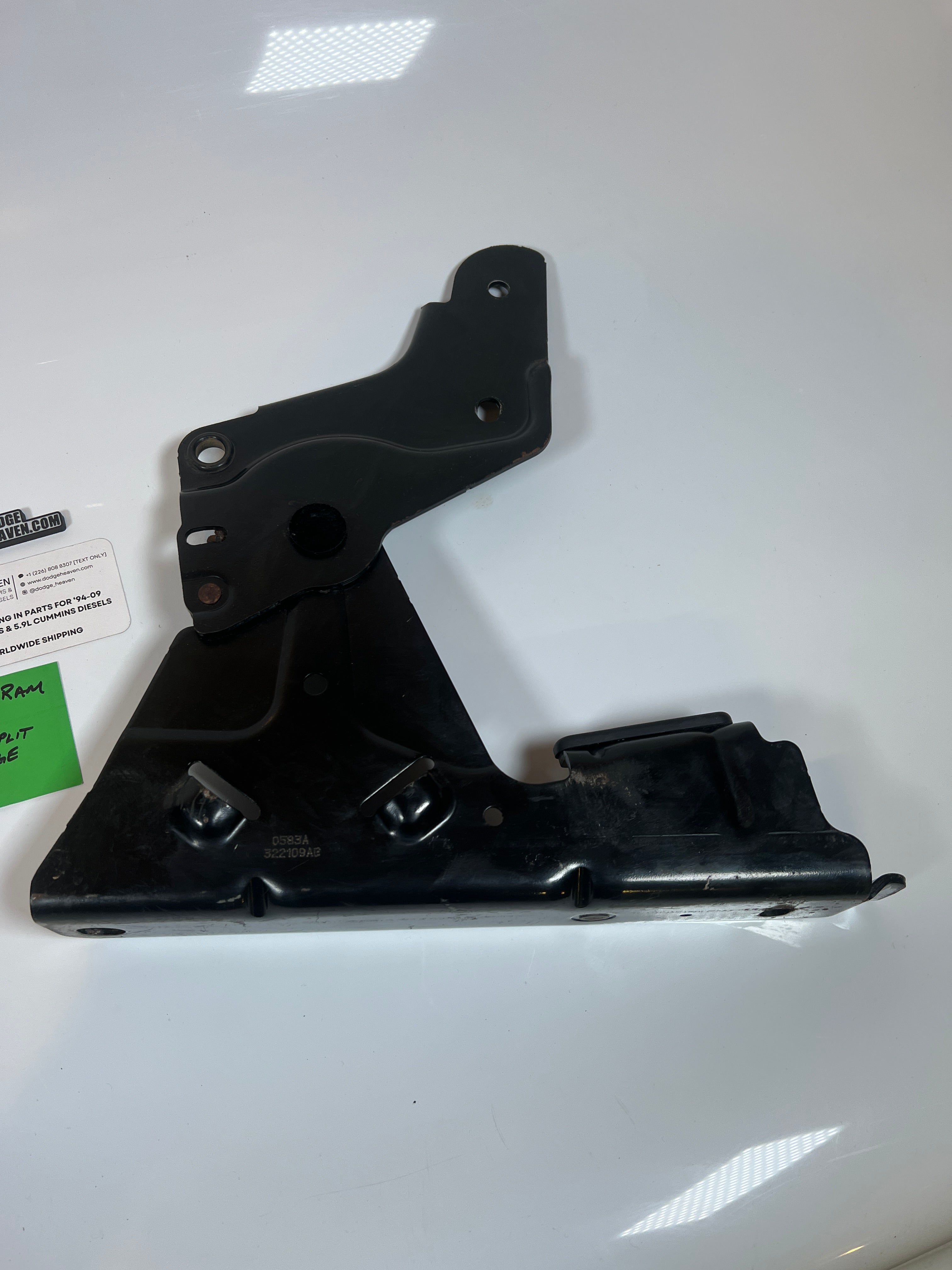 2002-2009 Dodge Ram Driver / LH 40 Split Rear Seat Hinge Bracket