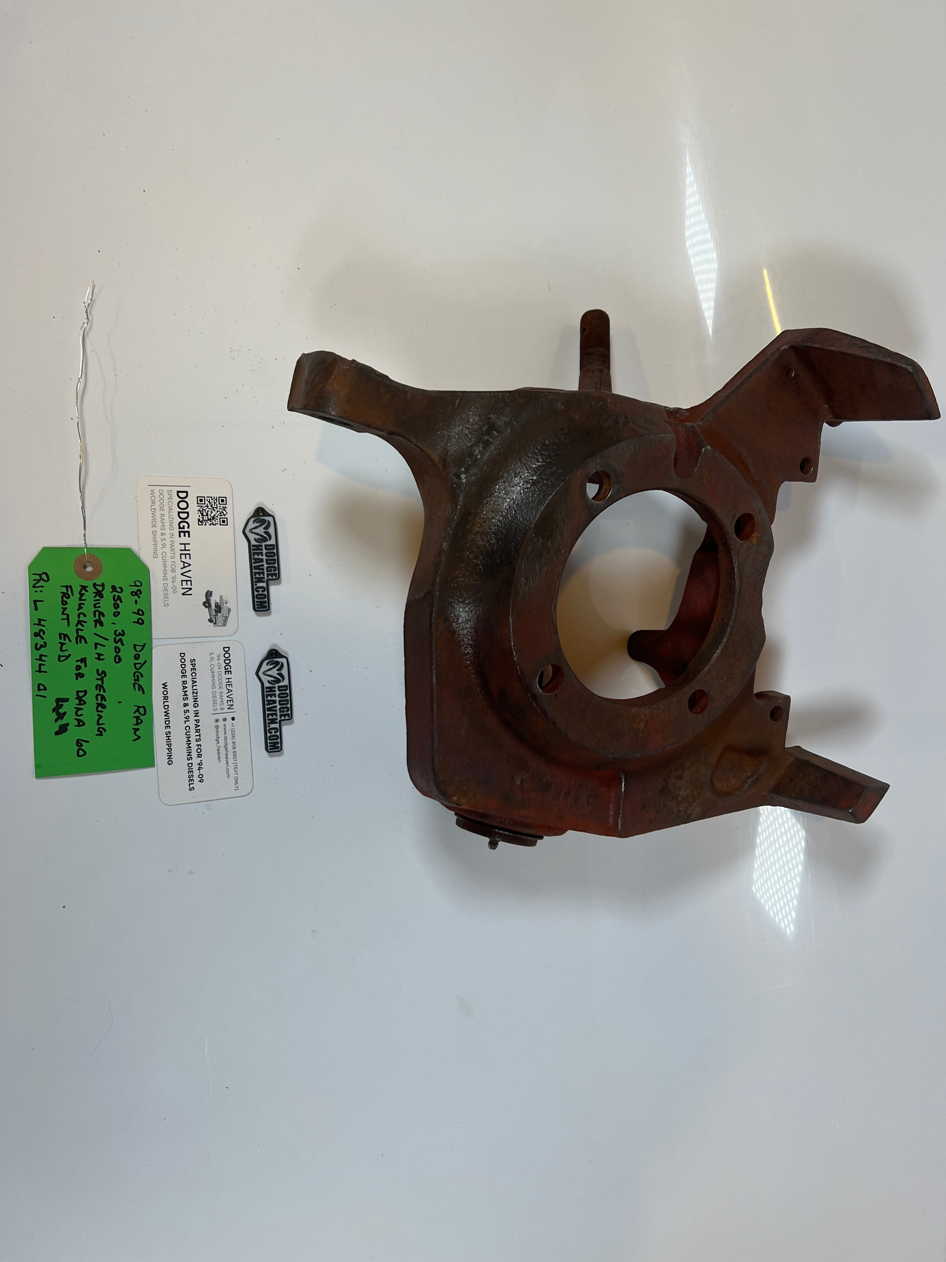 1998-1999 Dodge Ram 2500 3500 4x4 Dana 60 Driver Steering Knuckle