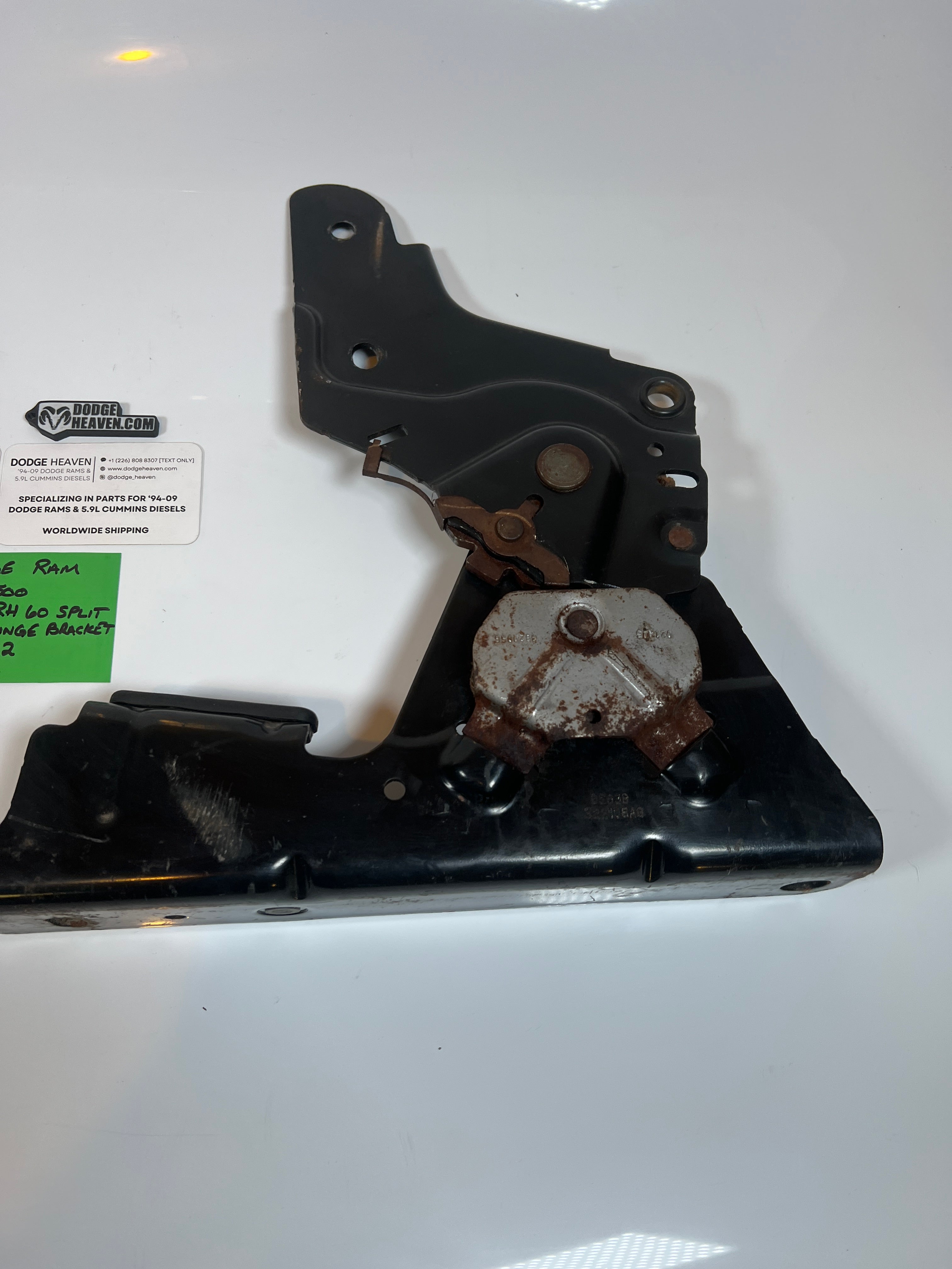 2002-2009 Dodge Ram Driver / RH 60 Split Rear Seat Hinge Brackets