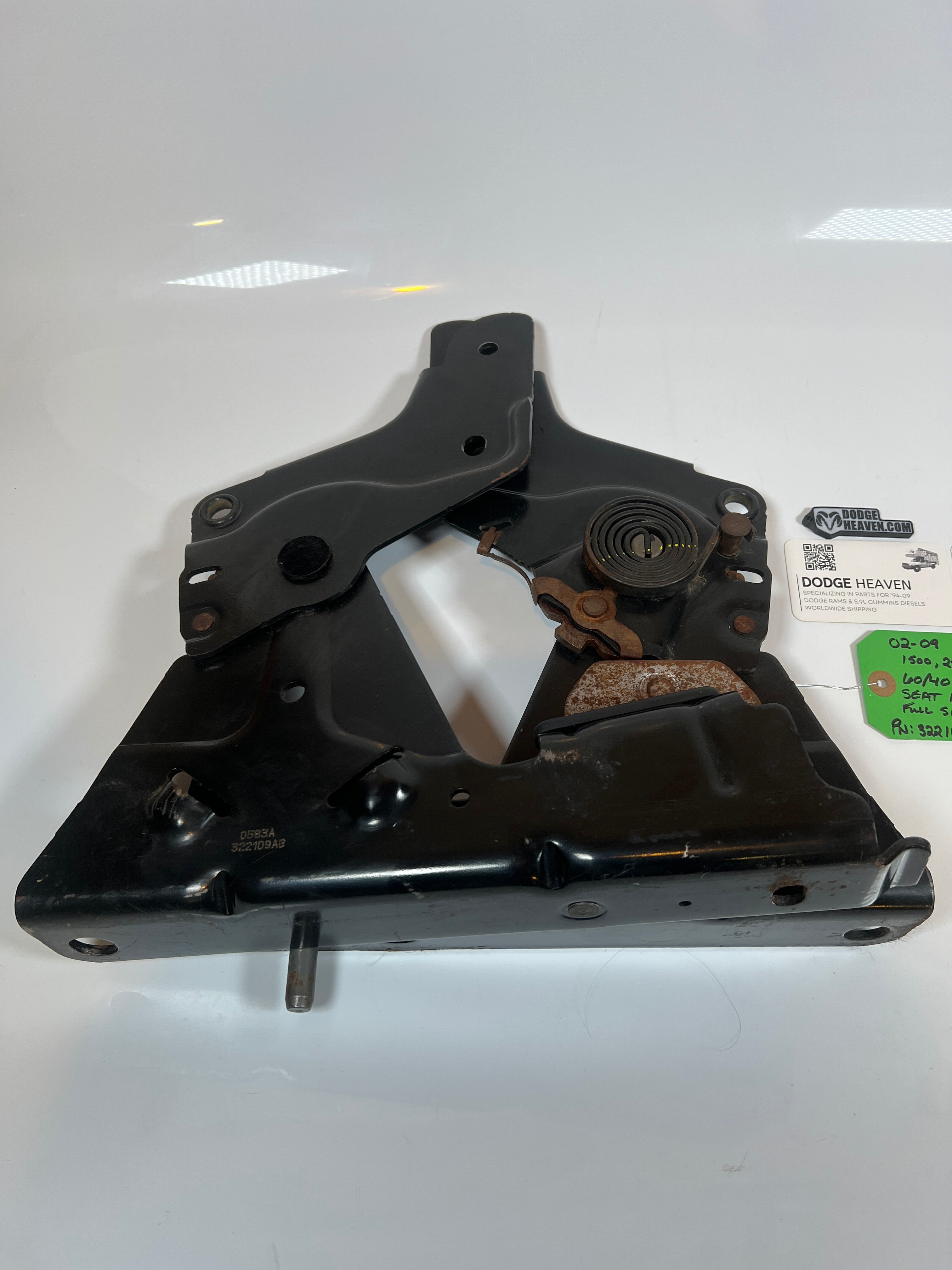 2002-2009 Dodge Ram 60/40 Split Rear Seat Hinge Bracket Set Of 4