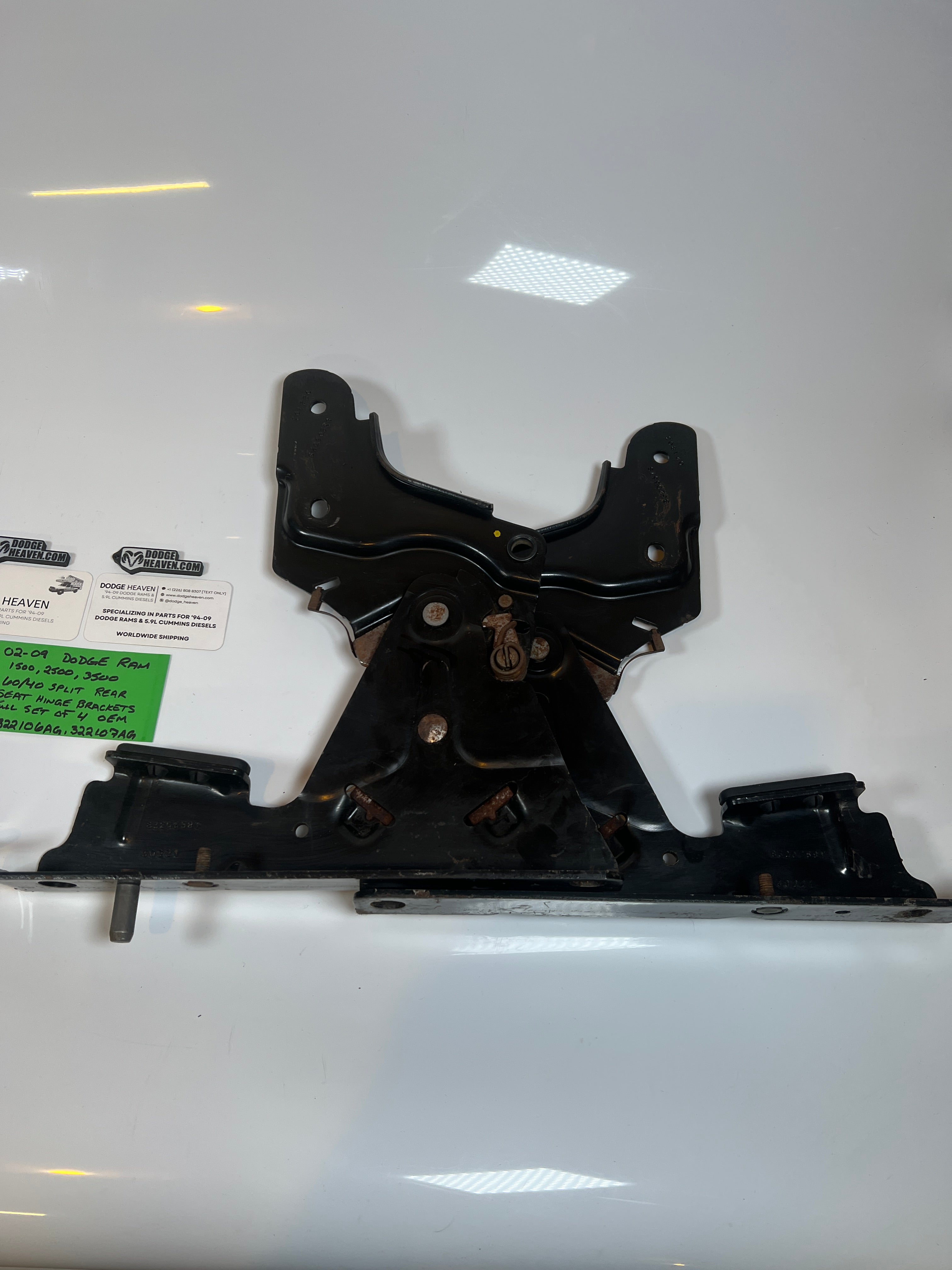 2002-2009 Dodge Ram 60/40 Split Rear Seat Hinge Bracket Set Of 4