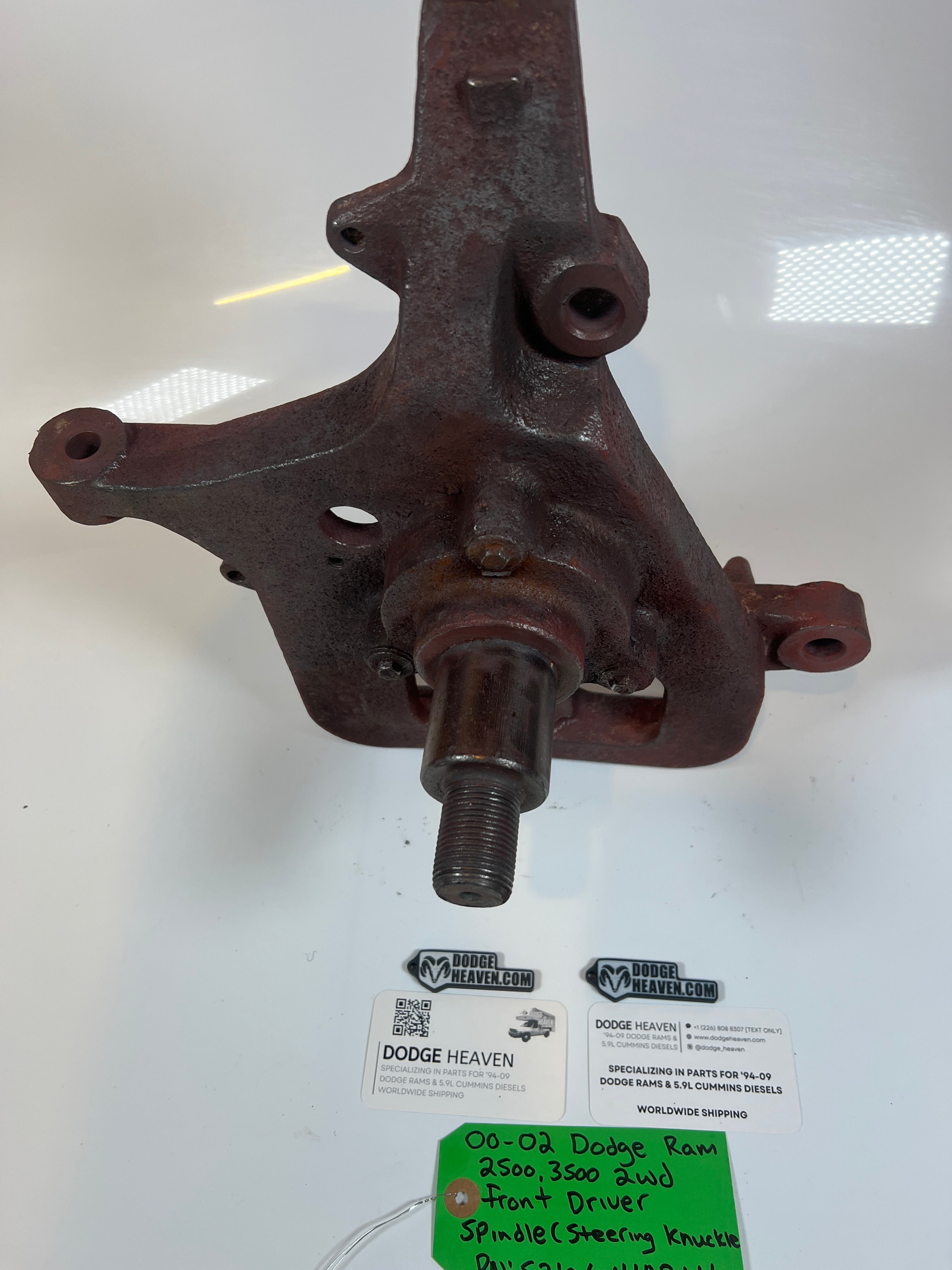 2000-2002 Dodge Ram 2500 3500 2WD Front Driver Side Spindle
