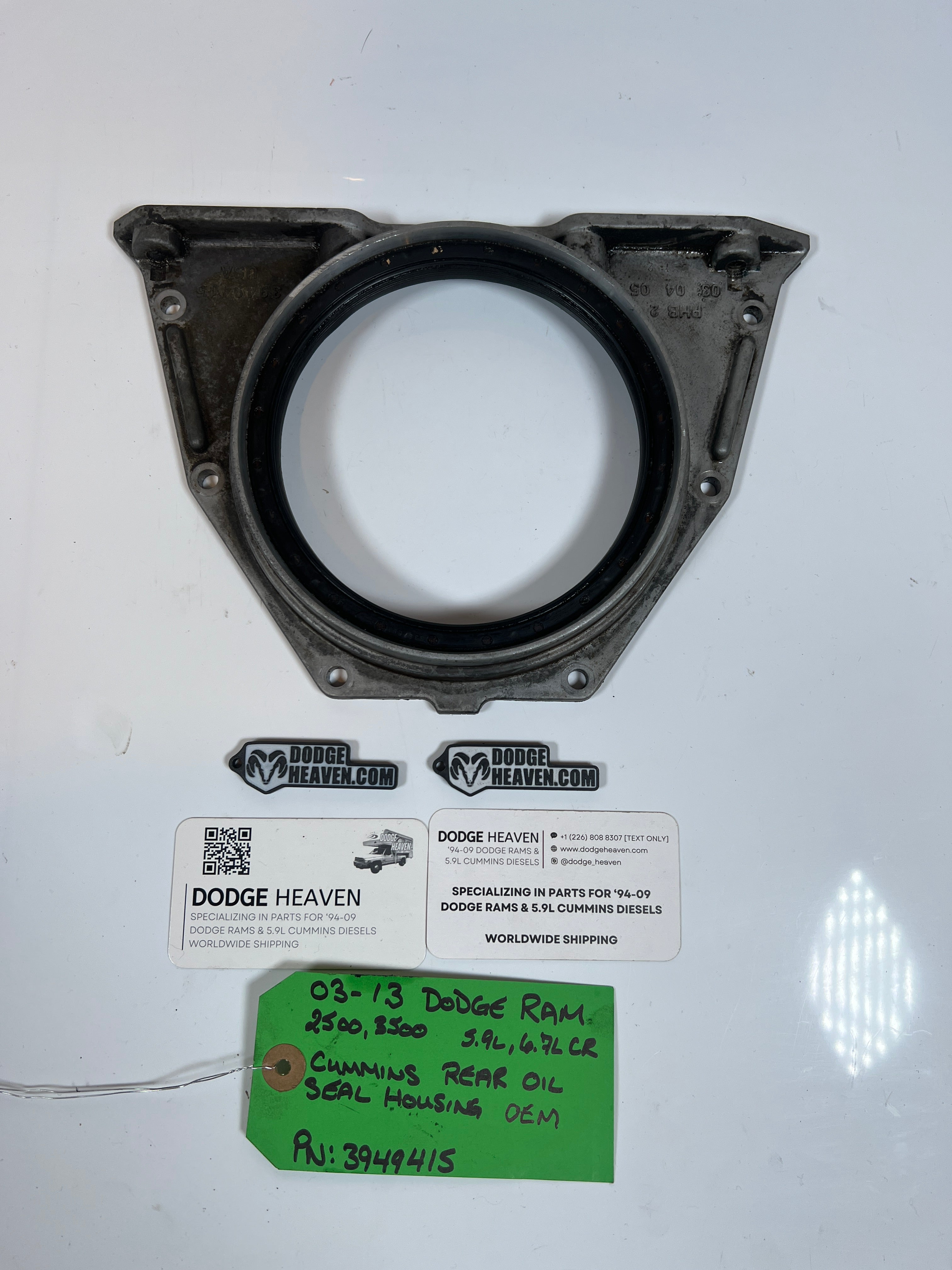 2003-2013 Dodge Ram 5.9L 6.7L Cummins Rear Main Seal Housing