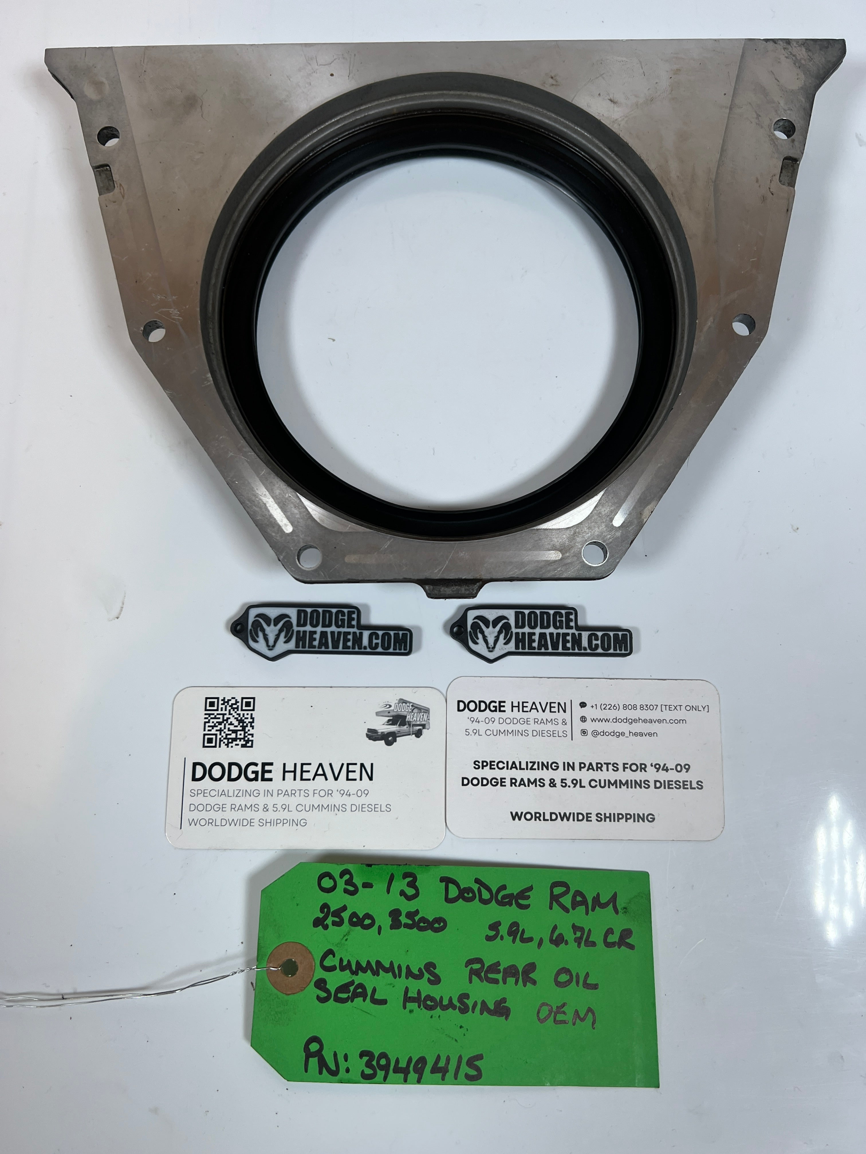 2003-2013 Dodge Ram 5.9L 6.7L Cummins Rear Main Seal Housing