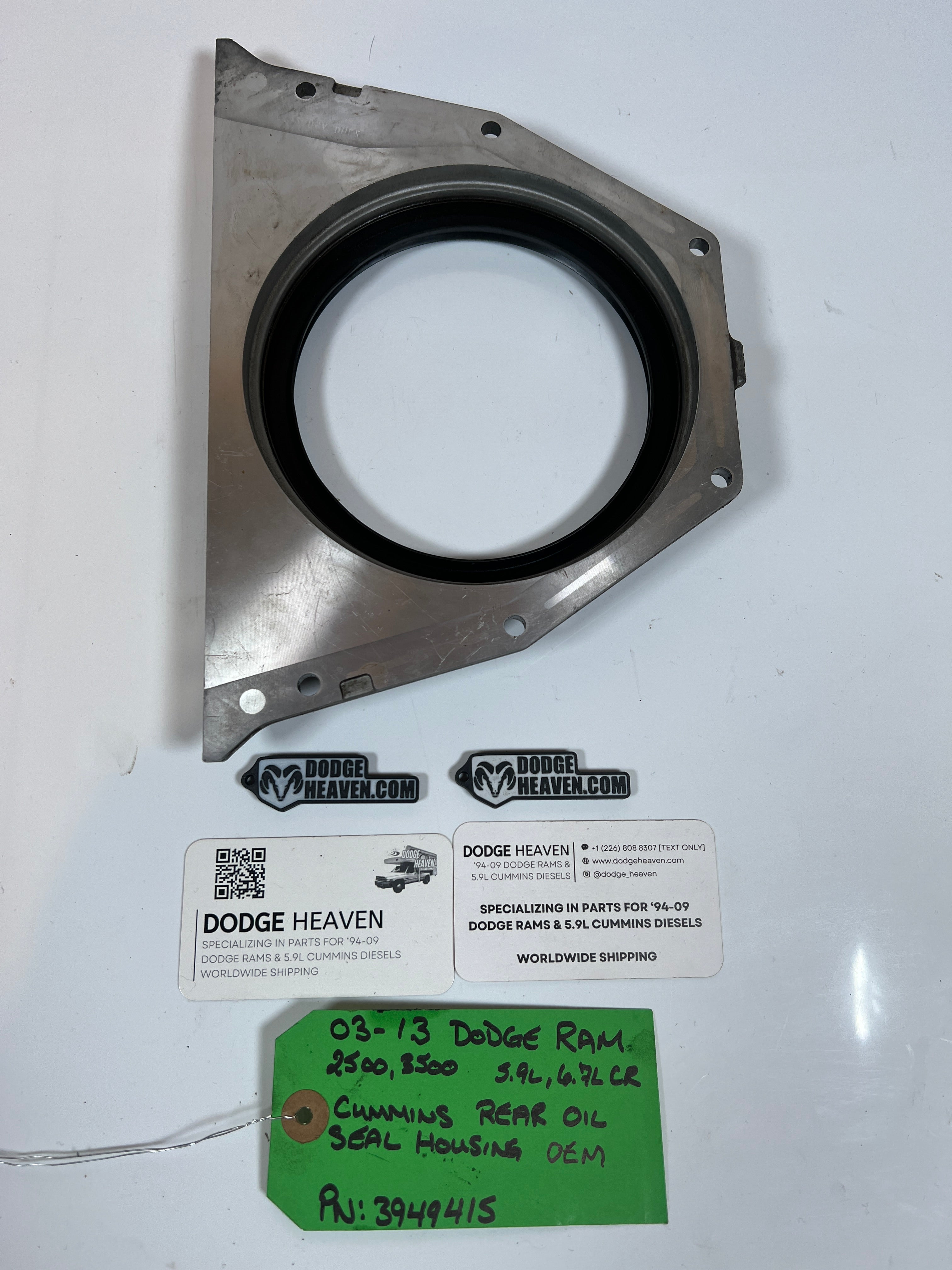 2003-2013 Dodge Ram 5.9L 6.7L Cummins Rear Main Seal Housing
