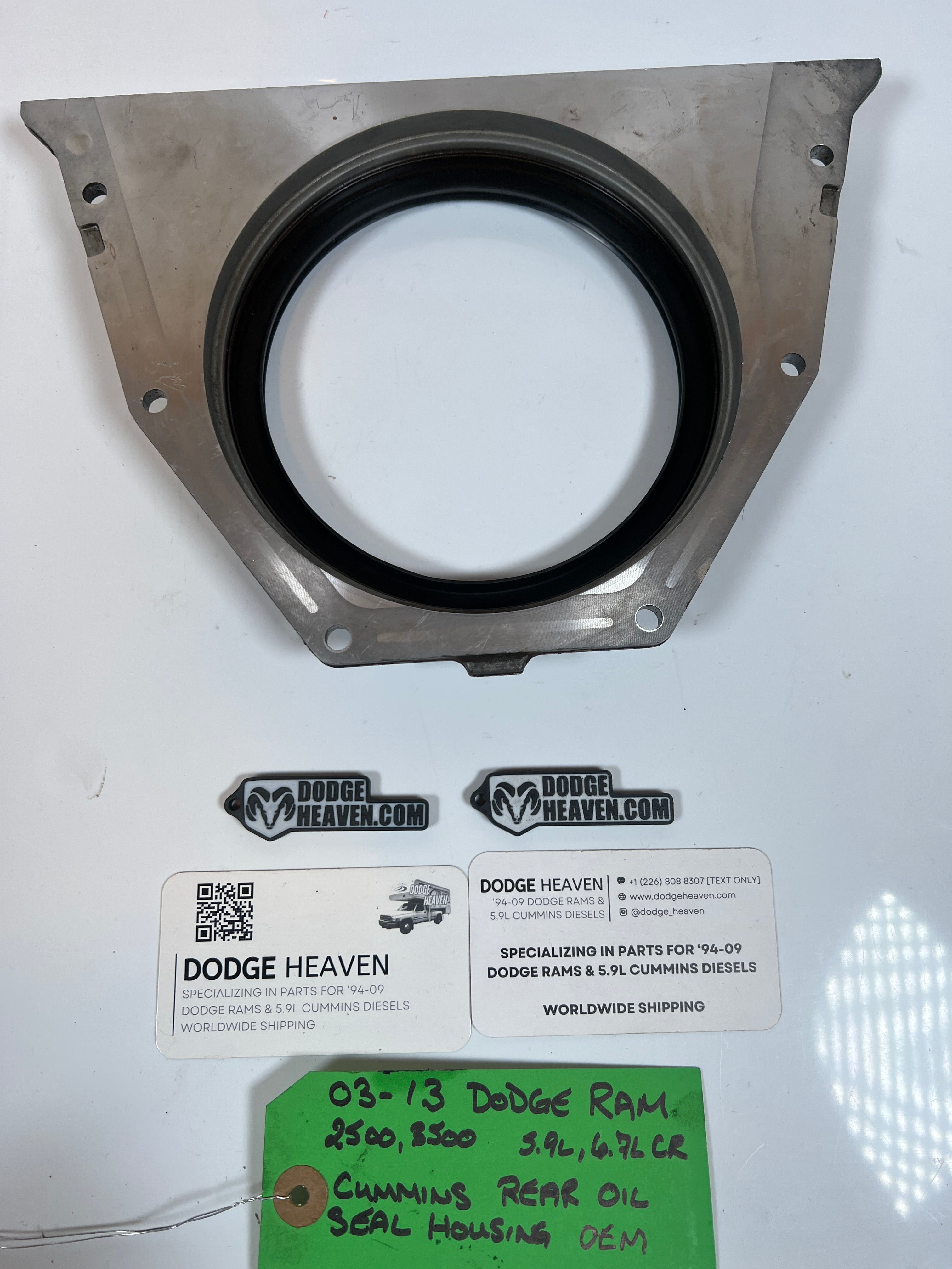 2003-2013 Dodge Ram 5.9L 6.7L Cummins Rear Main Seal Housing