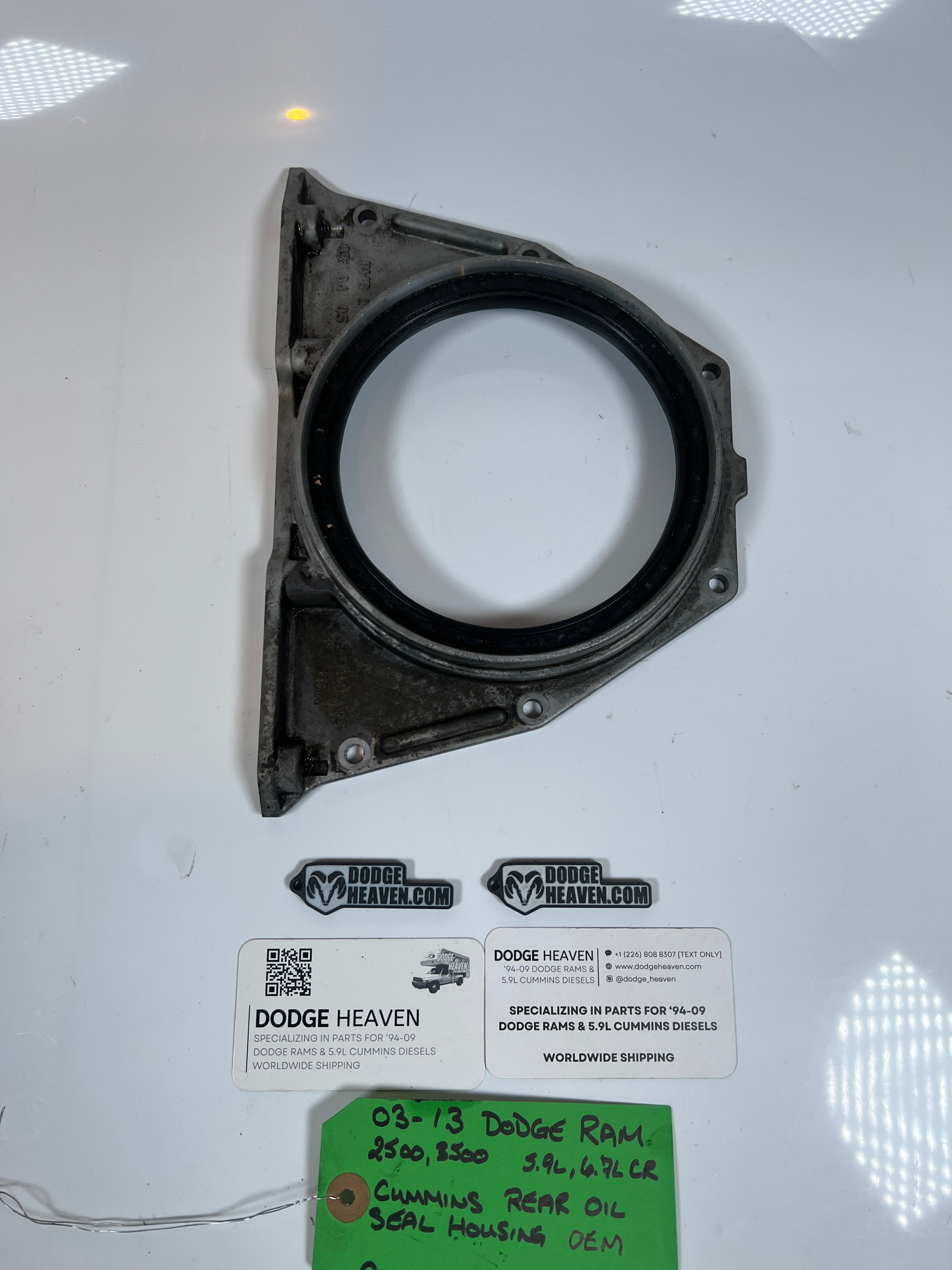 2003-2013 Dodge Ram 5.9L 6.7L Cummins Rear Main Seal Housing