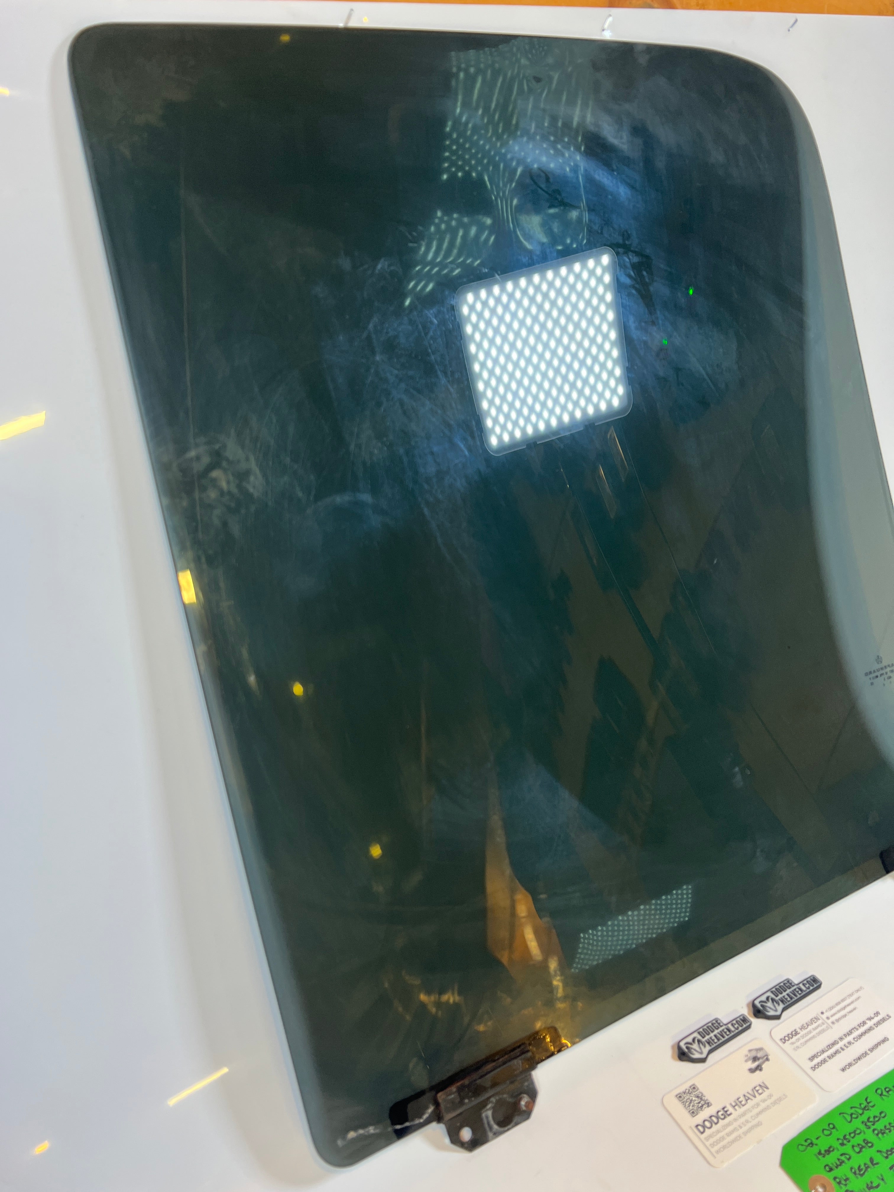 2002-2009 Dodge Ram Quad Cab Passenger Rear Door Glass W Privacy Tint