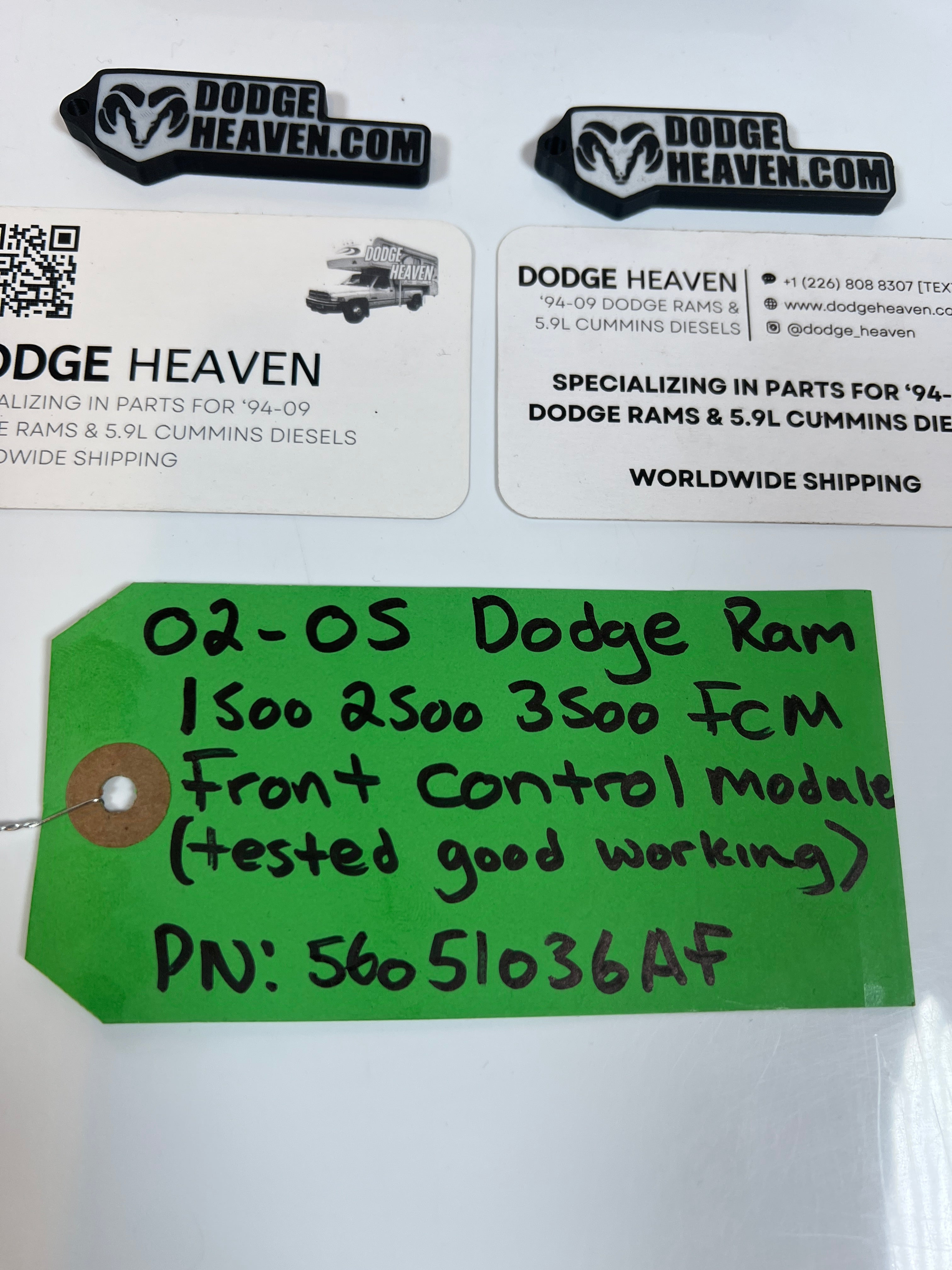 2002-2005 Dodge Ram 1500 2500 3500 FCM Front Control Module