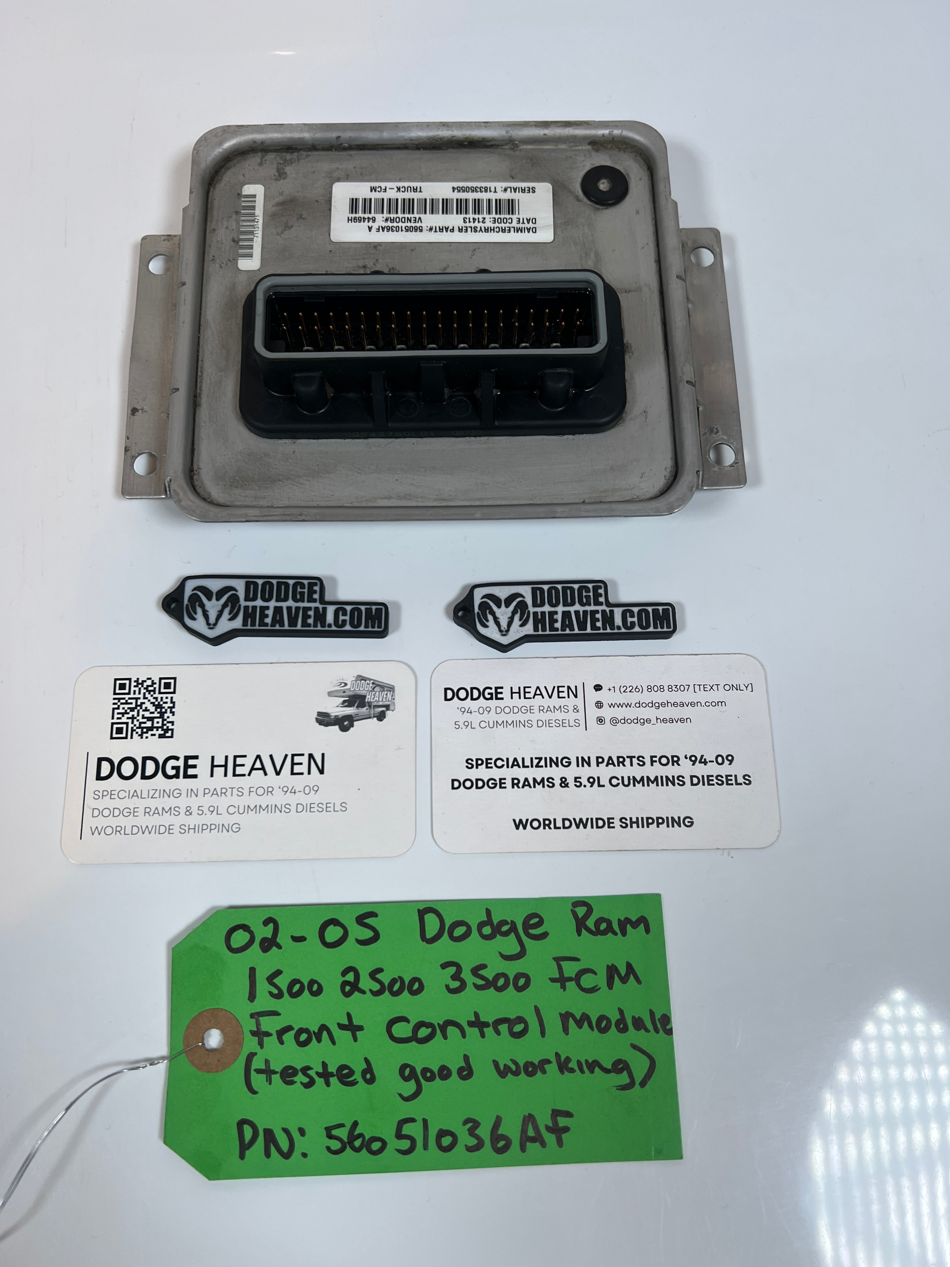 2002-2005 Dodge Ram 1500 2500 3500 FCM Front Control Module