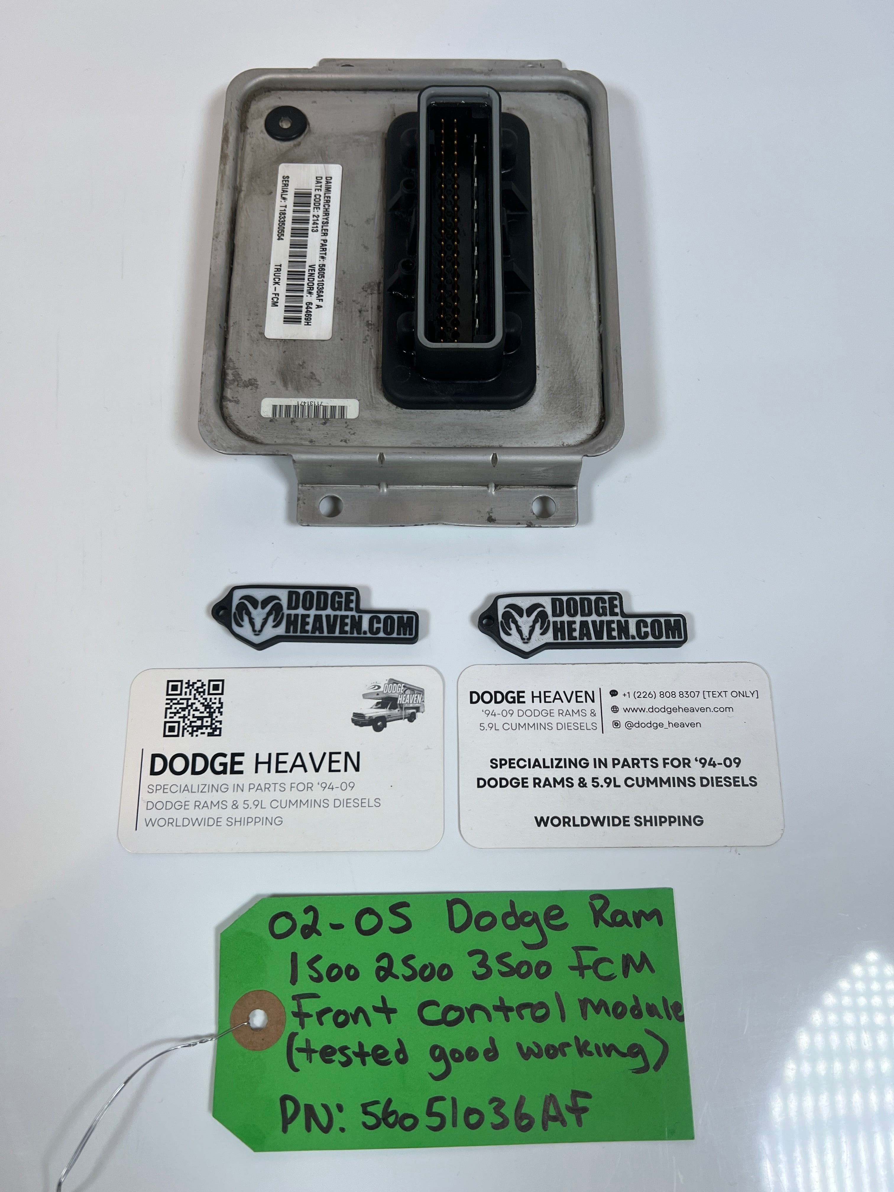 2002-2005 Dodge Ram 1500 2500 3500 FCM Front Control Module