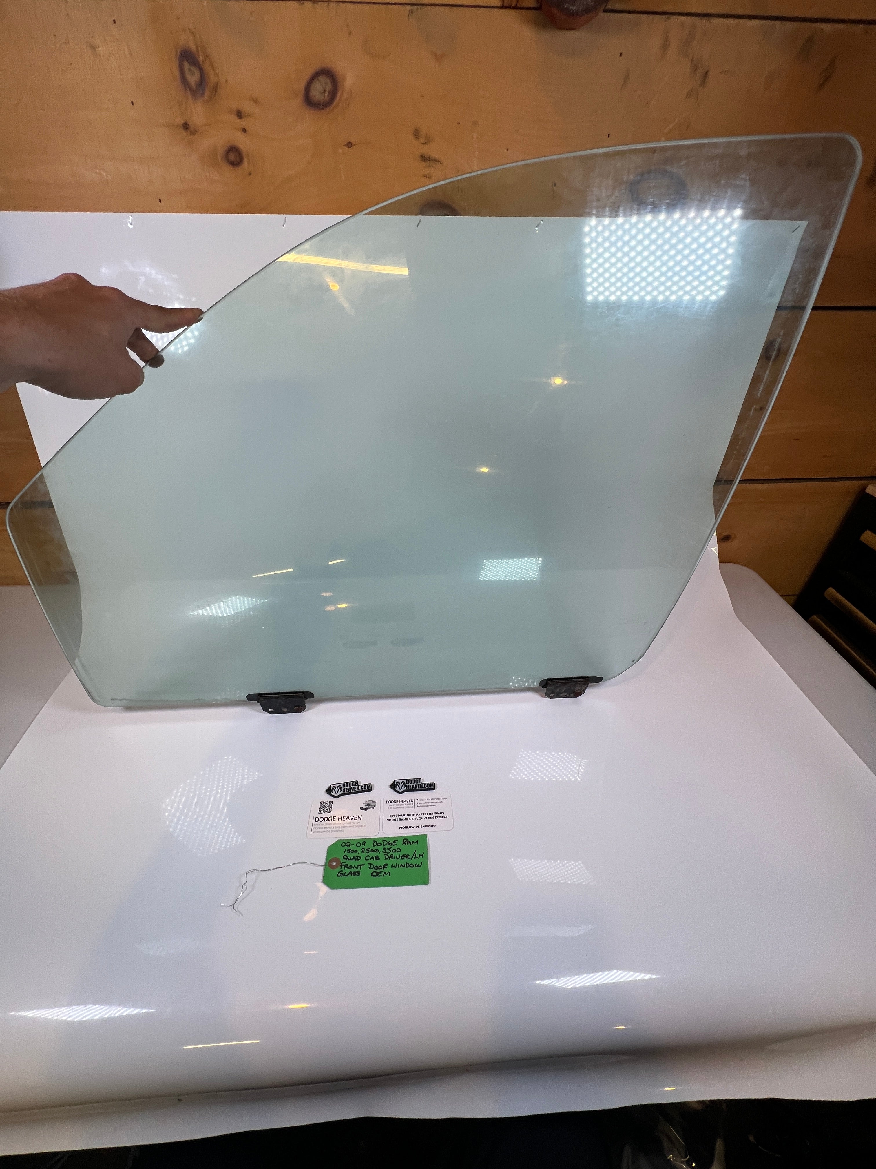 2002-2009 Dodge Ram Front Passenger Door Window Glass Quad Cab RH