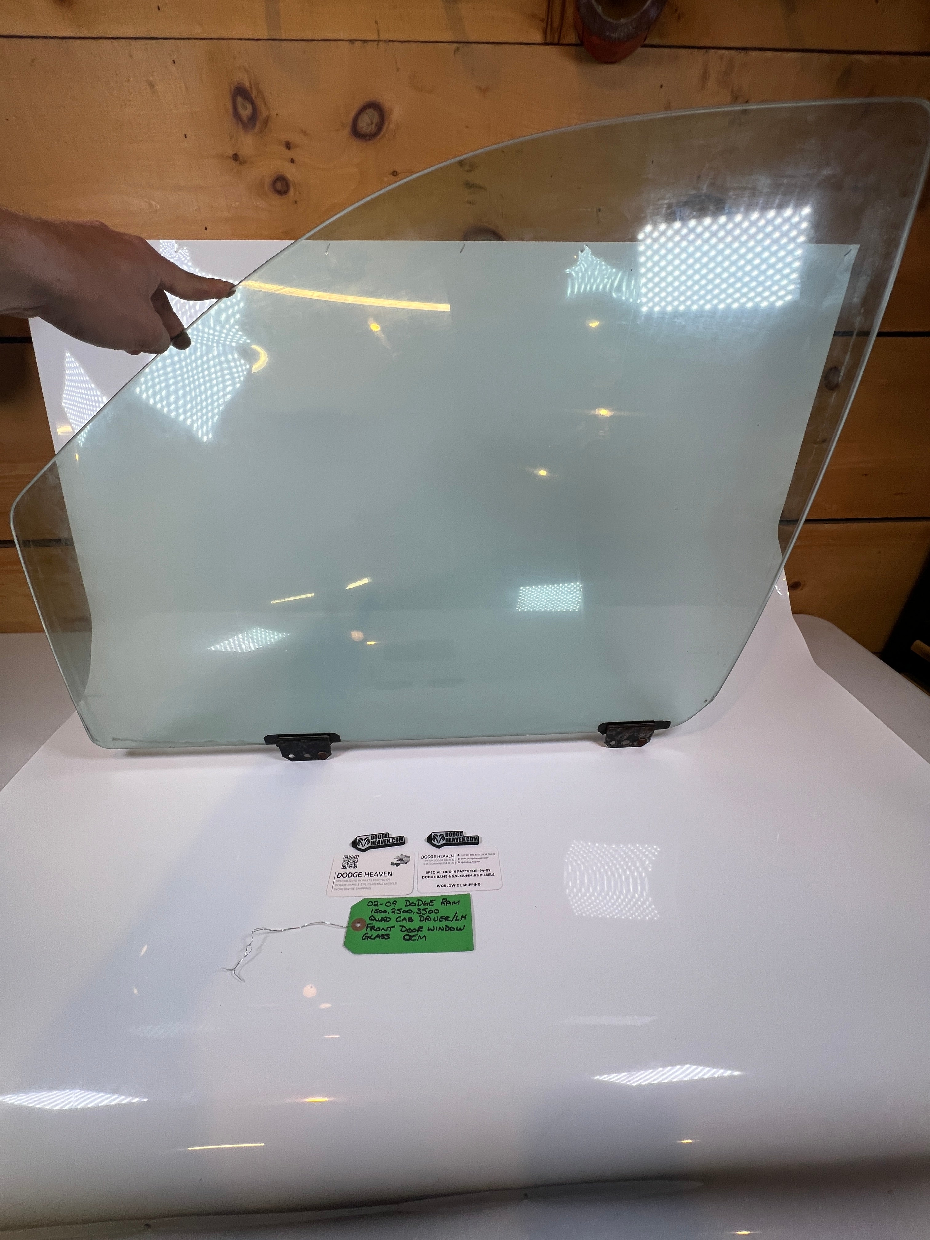 2002-2009 Dodge Ram Front Passenger Door Window Glass Quad Cab RH