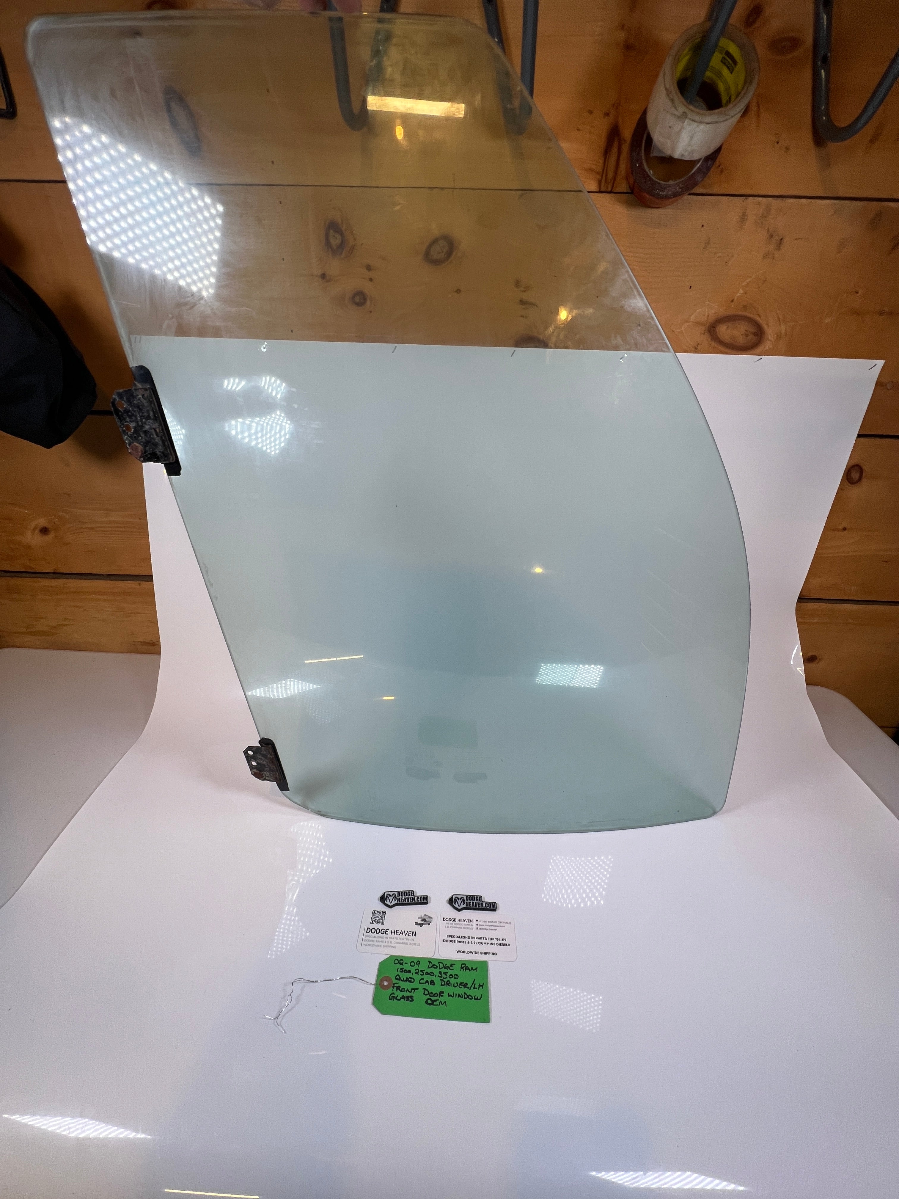 2002-2009 Dodge Ram Front Passenger Door Window Glass Quad Cab RH