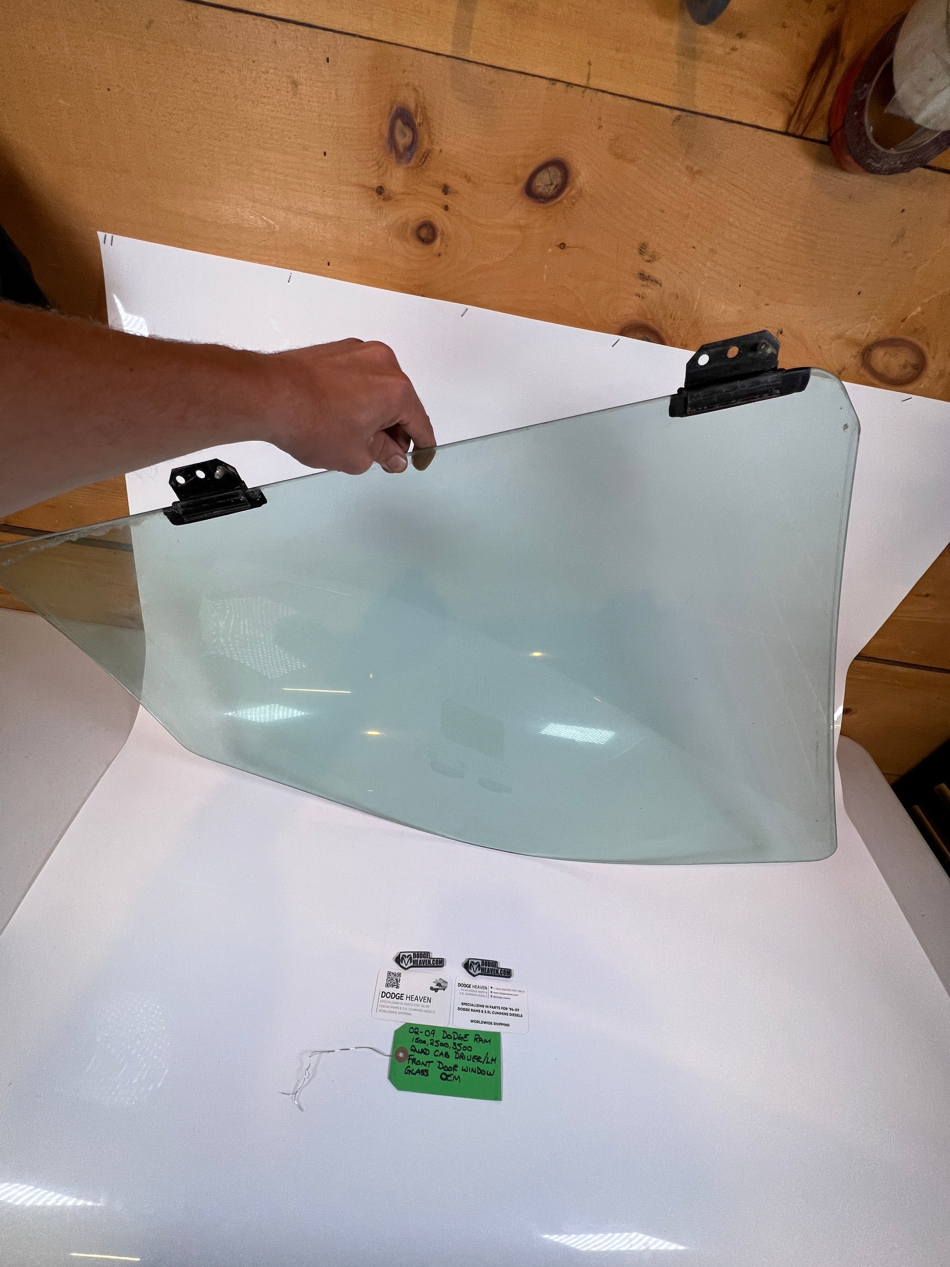 2002-2009 Dodge Ram Front Passenger Door Window Glass Quad Cab RH