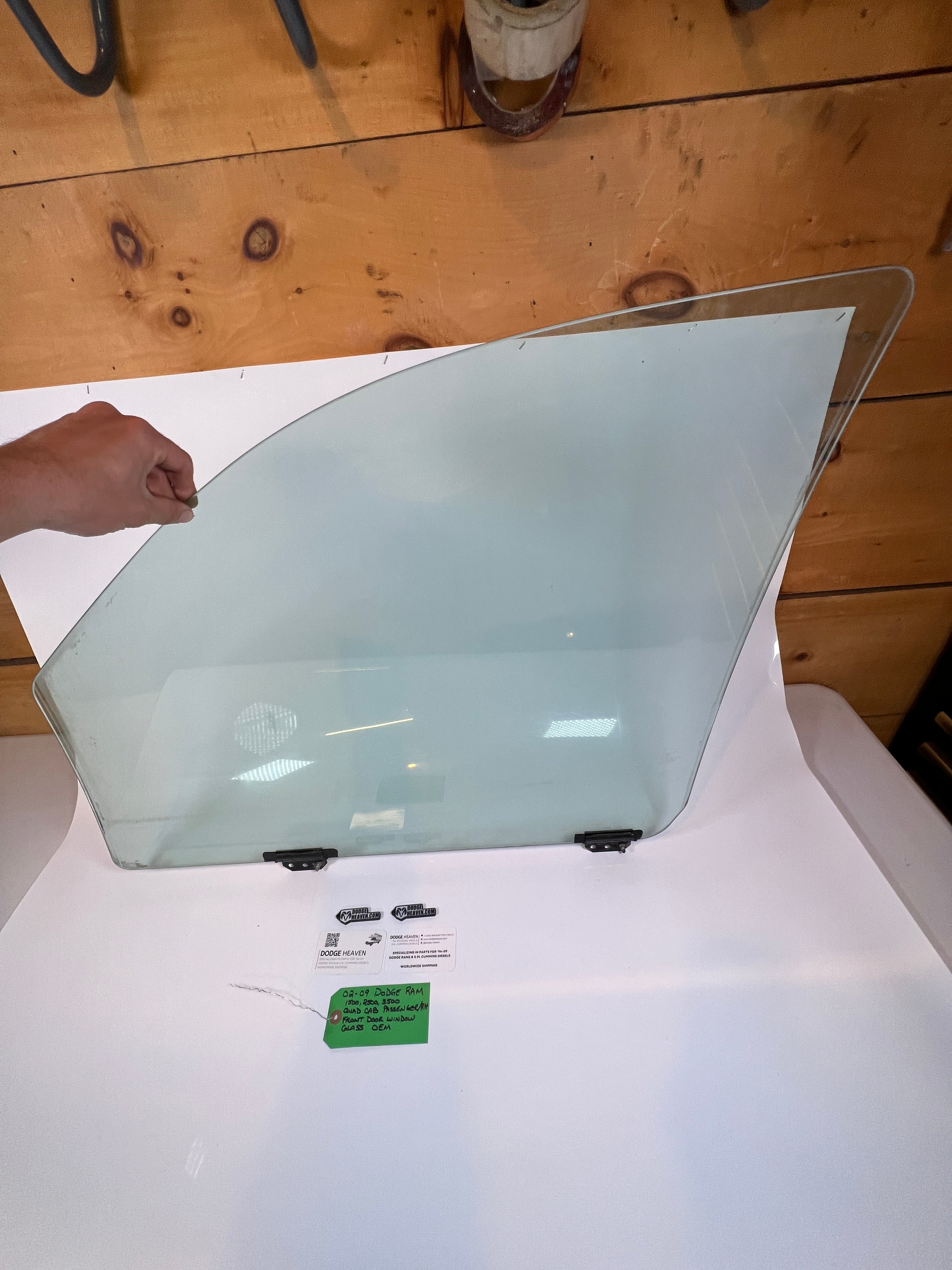 2002-2009 Dodge Ram Front Driver Side Door Window Glass Quad Cab LH