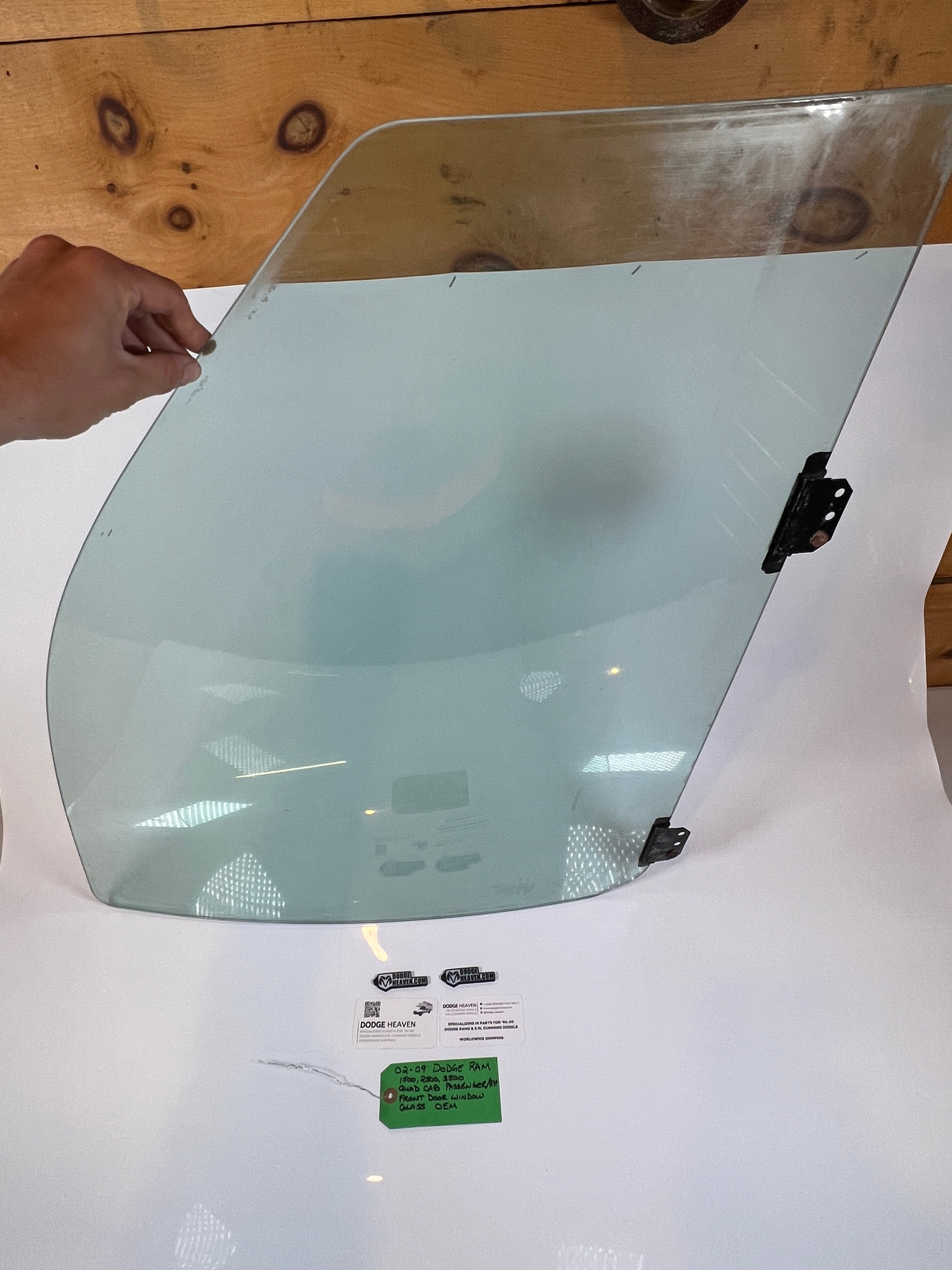 2002-2009 Dodge Ram Front Driver Side Door Window Glass Quad Cab LH