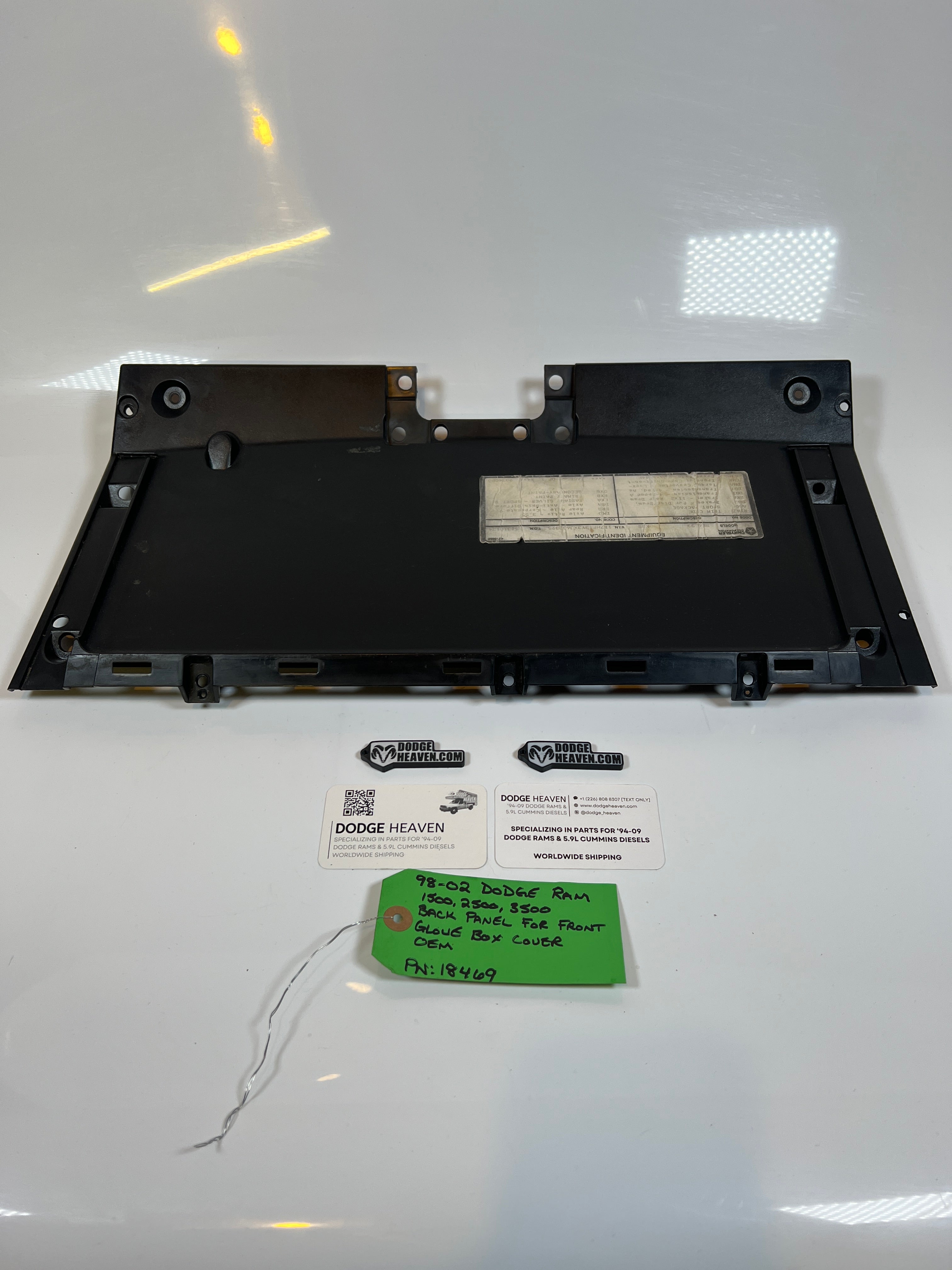 1998-2002 Dodge Ram 1500 2500 3500 Glove Box Inner Back Panel