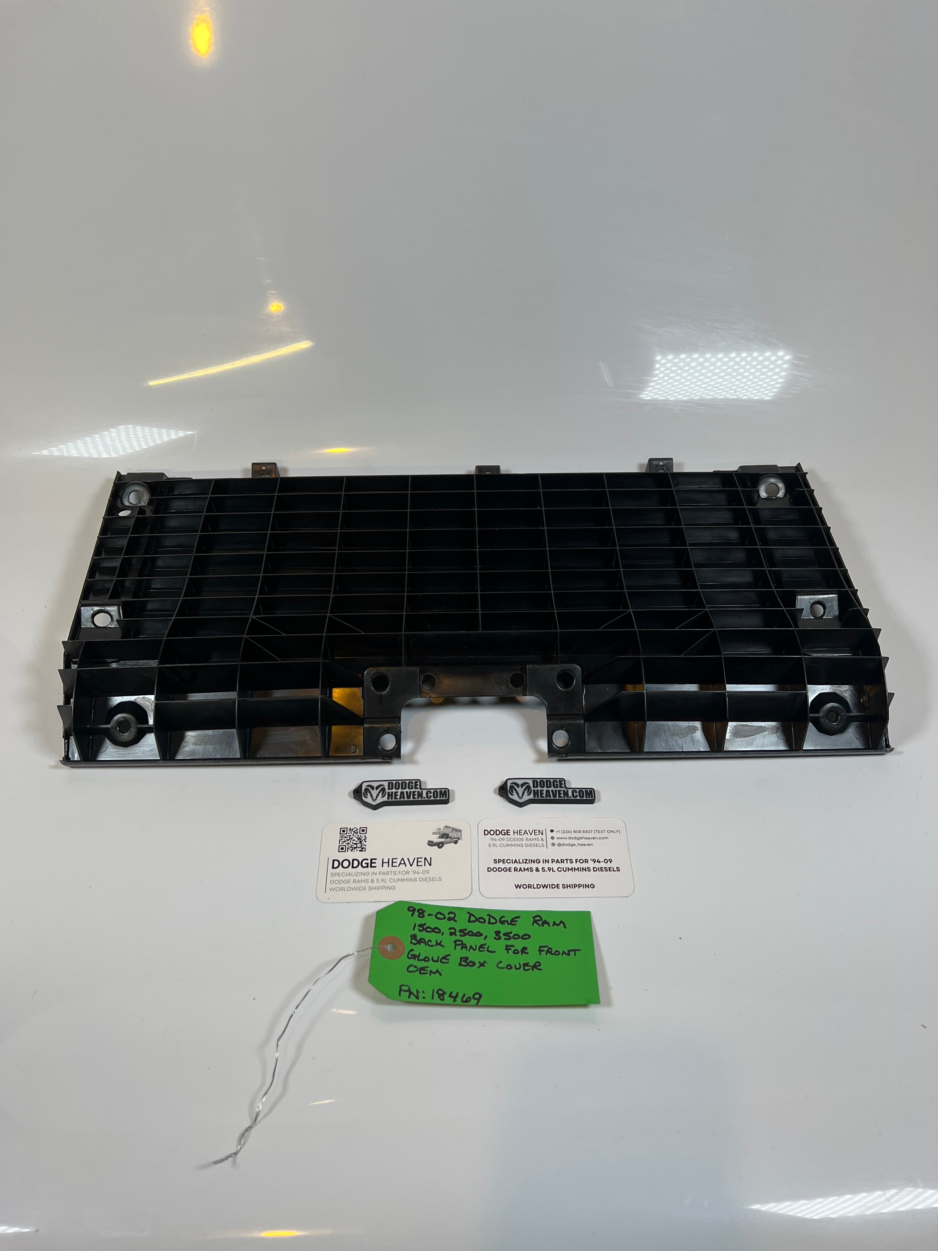 1998-2002 Dodge Ram 1500 2500 3500 Glove Box Inner Back Panel