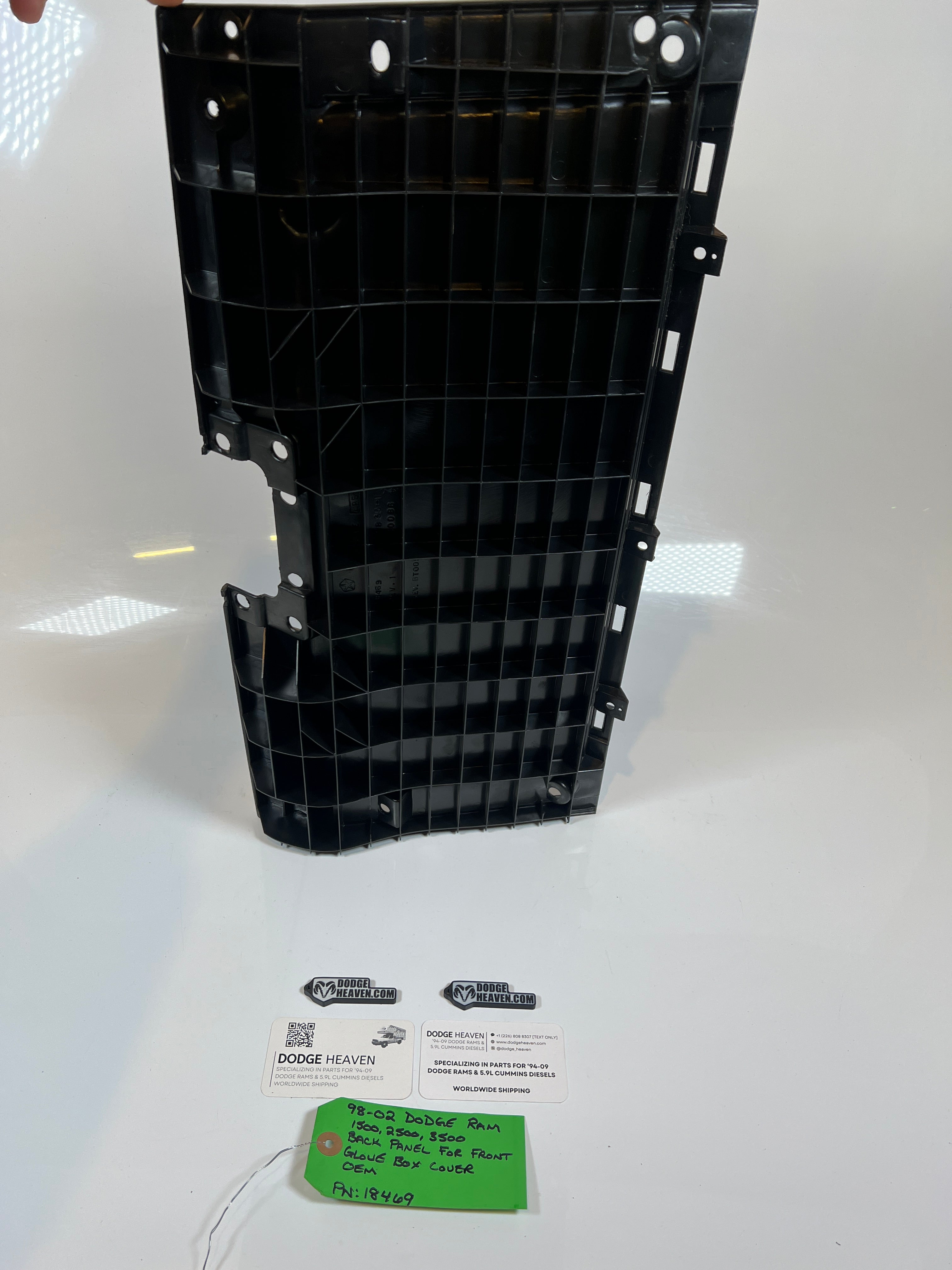 1998-2002 Dodge Ram 1500 2500 3500 Glove Box Inner Back Panel