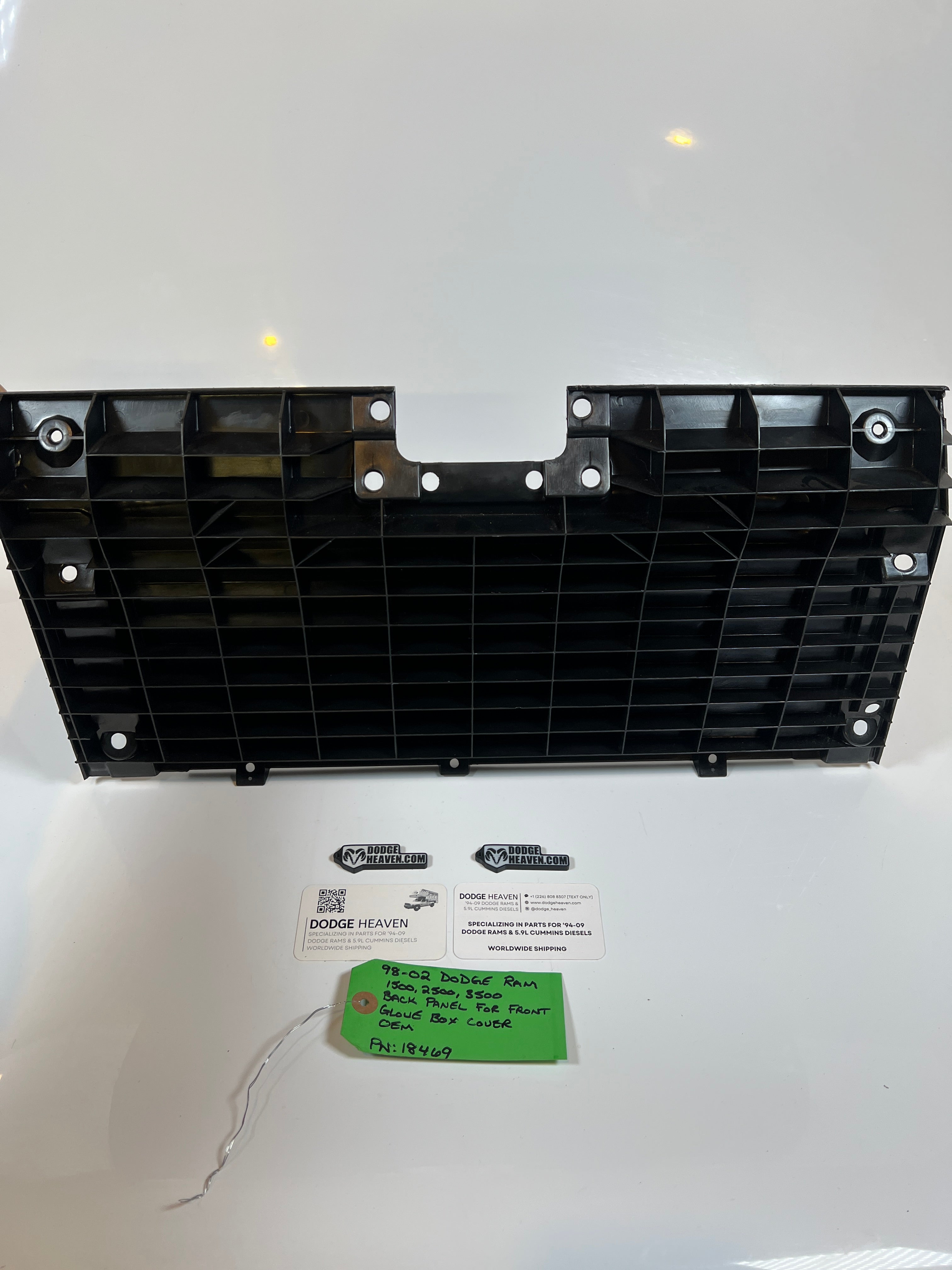 1998-2002 Dodge Ram 1500 2500 3500 Glove Box Inner Back Panel