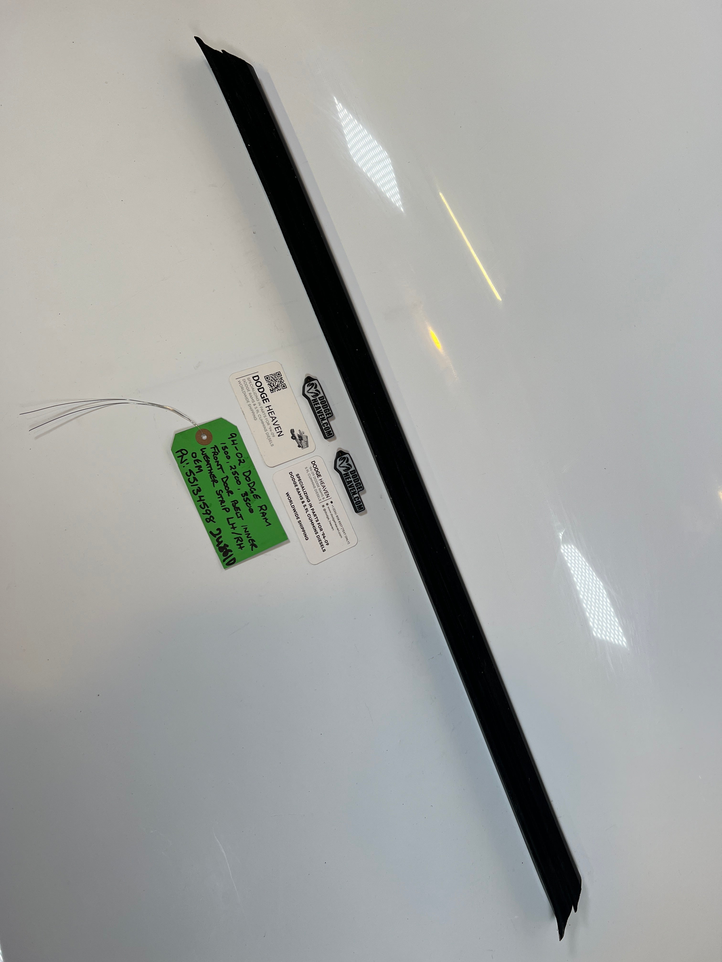 1994-2002 Dodge Ram 1500 2500 3500 Front Door belt Inner Weather Strip LH/RH