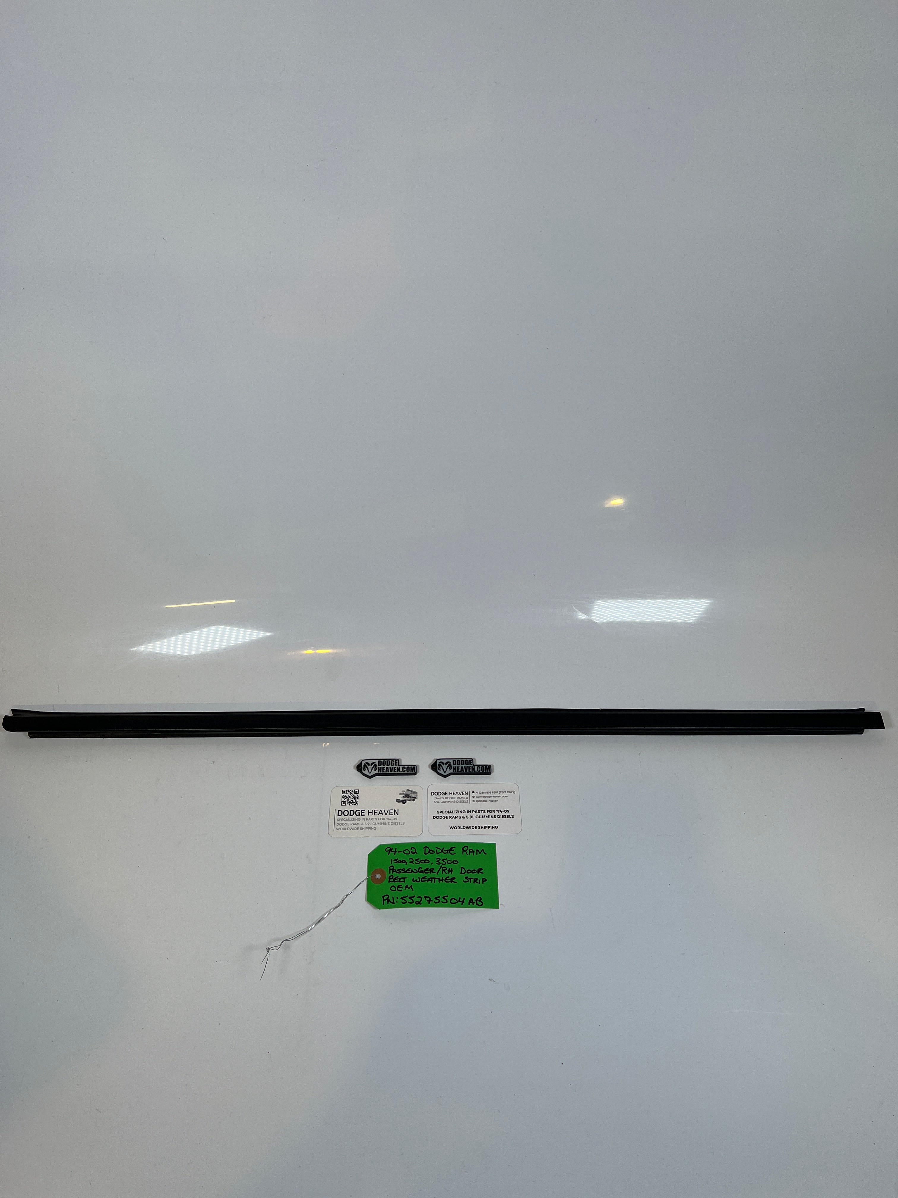1994-2002 Dodge Ram Passenger / RH Door Belt Weather Strip