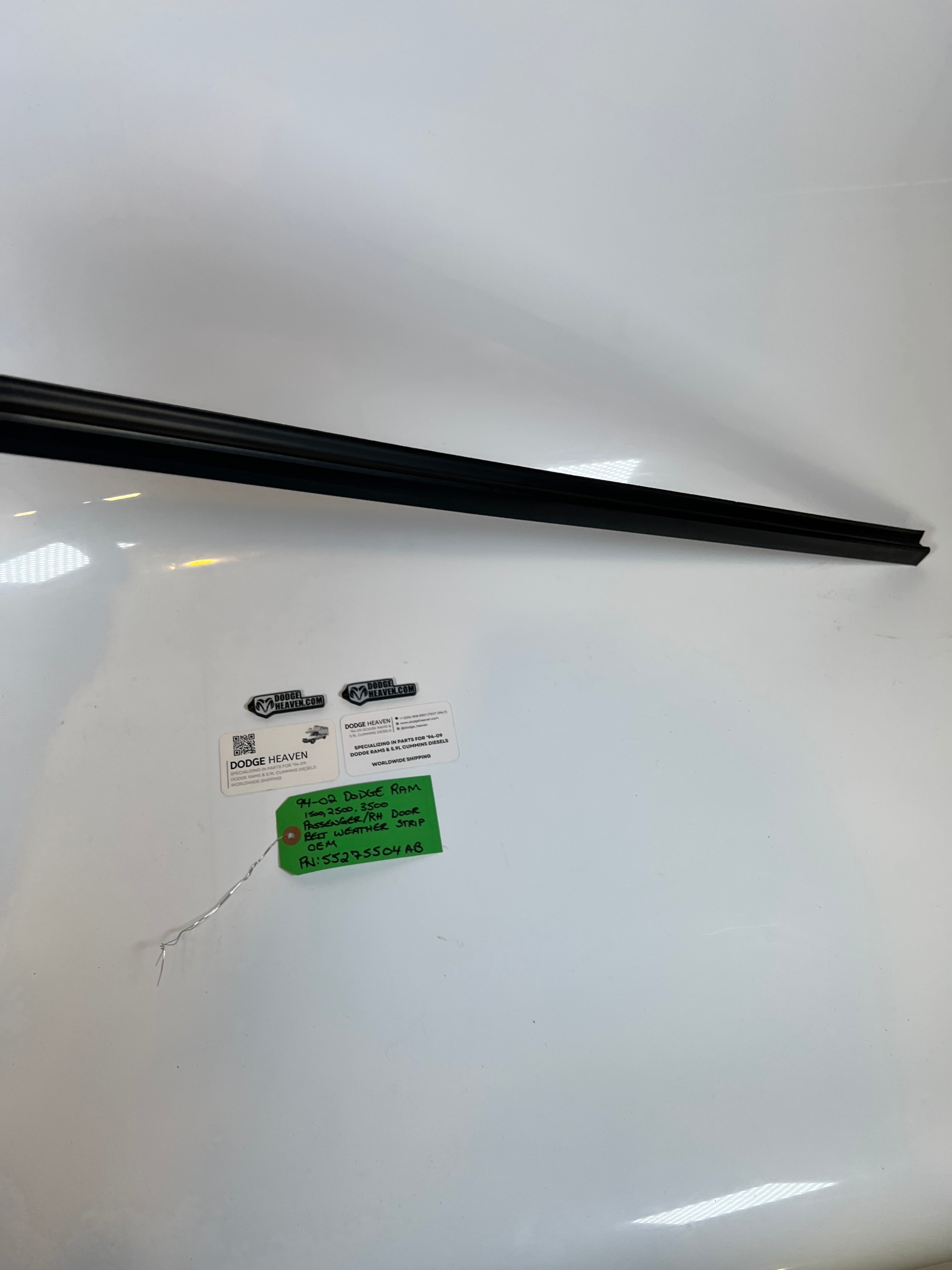 1994-2002 Dodge Ram Passenger / RH Door Belt Weather Strip