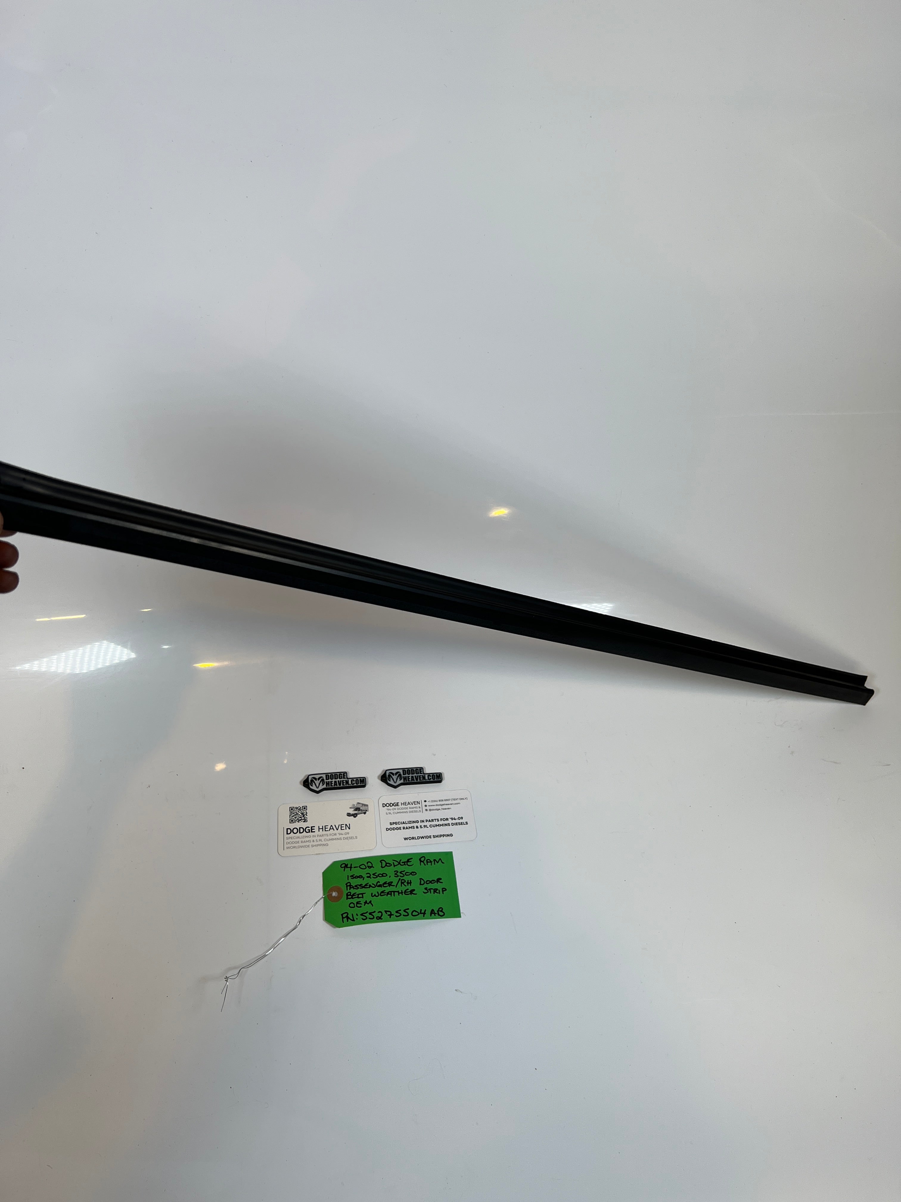1994-2002 Dodge Ram Passenger / RH Door Belt Weather Strip