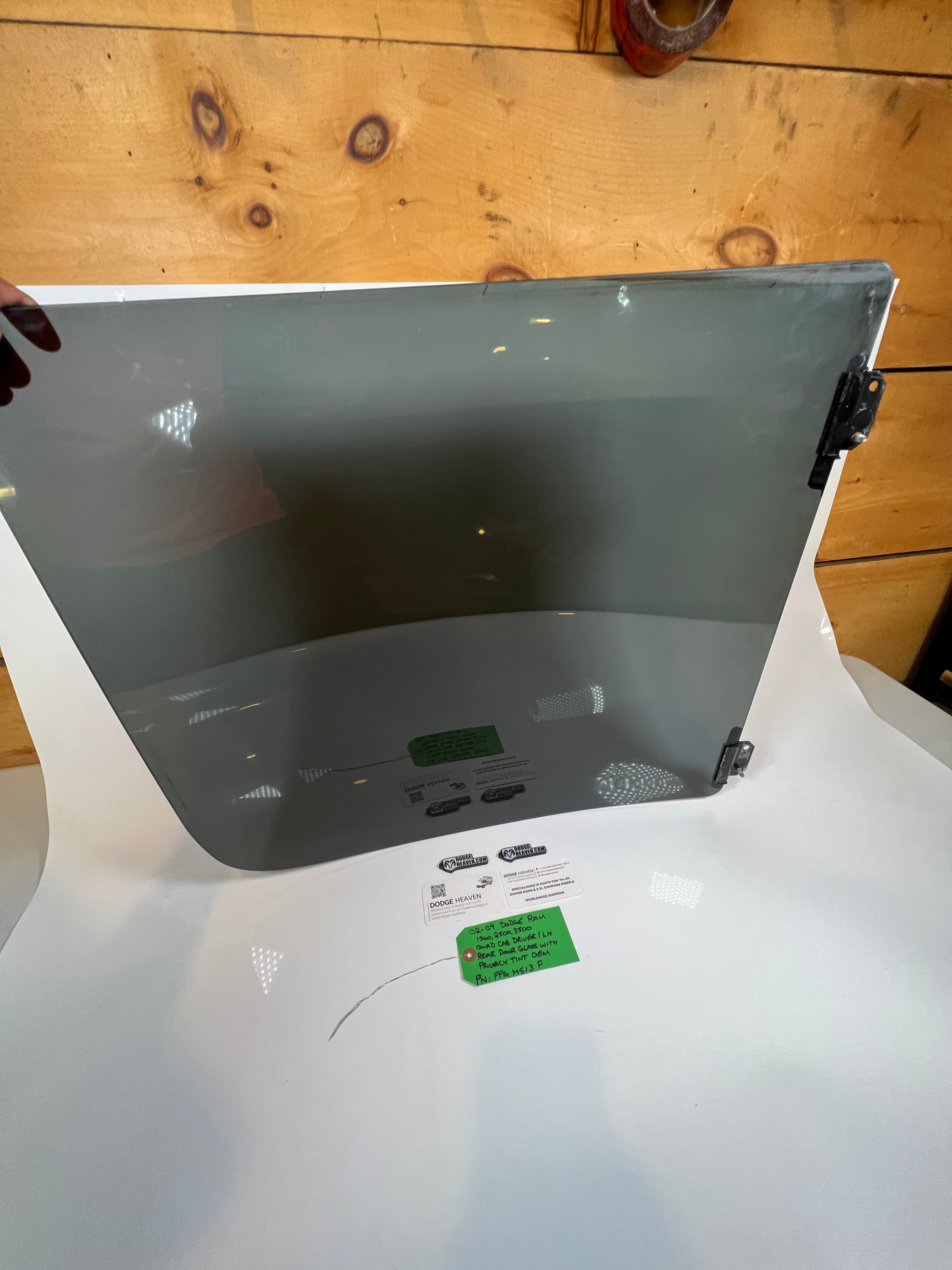 2002-2009 Dodge Ram Quad Cab Driver Side Rear Door Glass W Privacy Tint