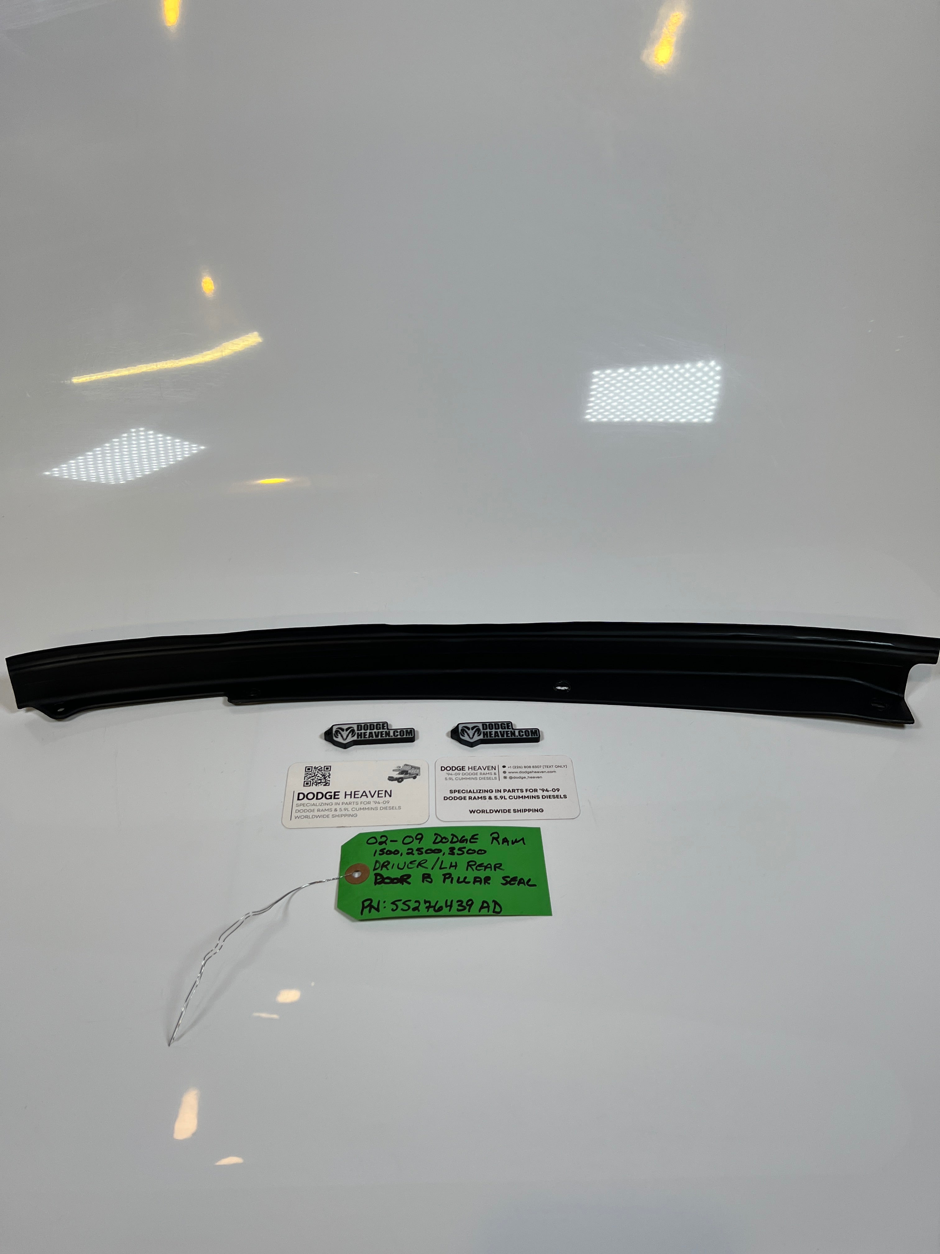 2002-2009 Dodge Ram Driver LH Rear Door B Pillar Seal