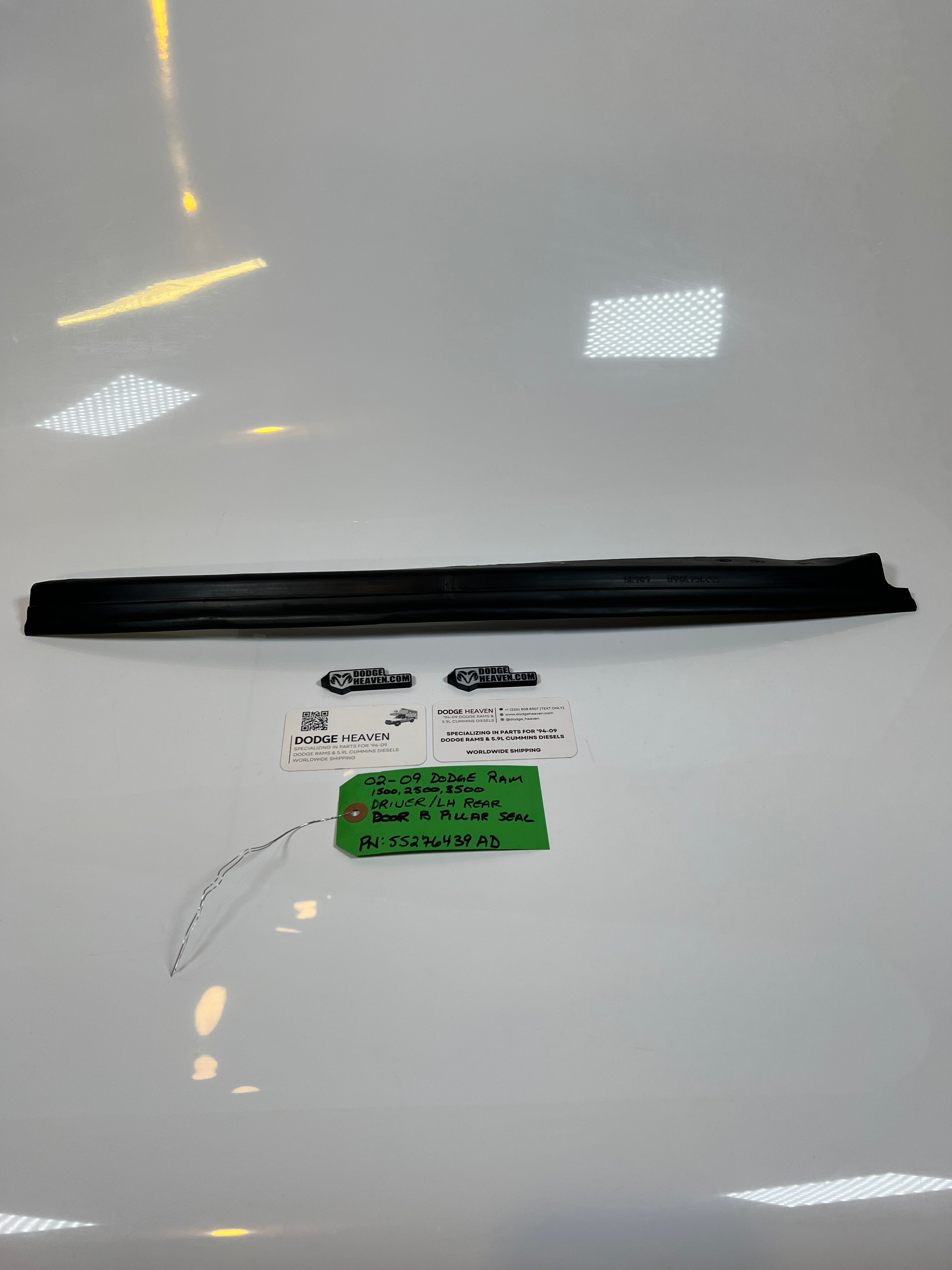 2002-2009 Dodge Ram Driver LH Rear Door B Pillar Seal